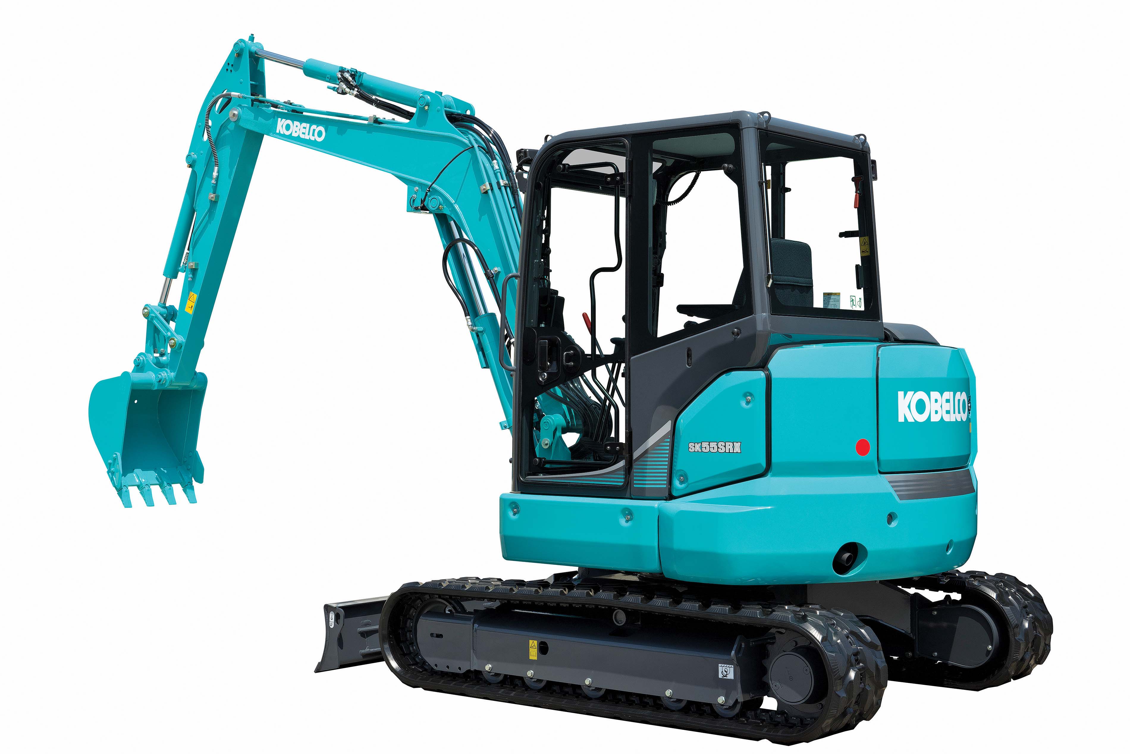 Kobelco says its Japanese-manufactured SK55SRX midi excavator suits duties in confined sites due to its short tailswing design and offers low fuel consumption, low exhaust emissions and low operating noise Kobelco SK555RX Machine