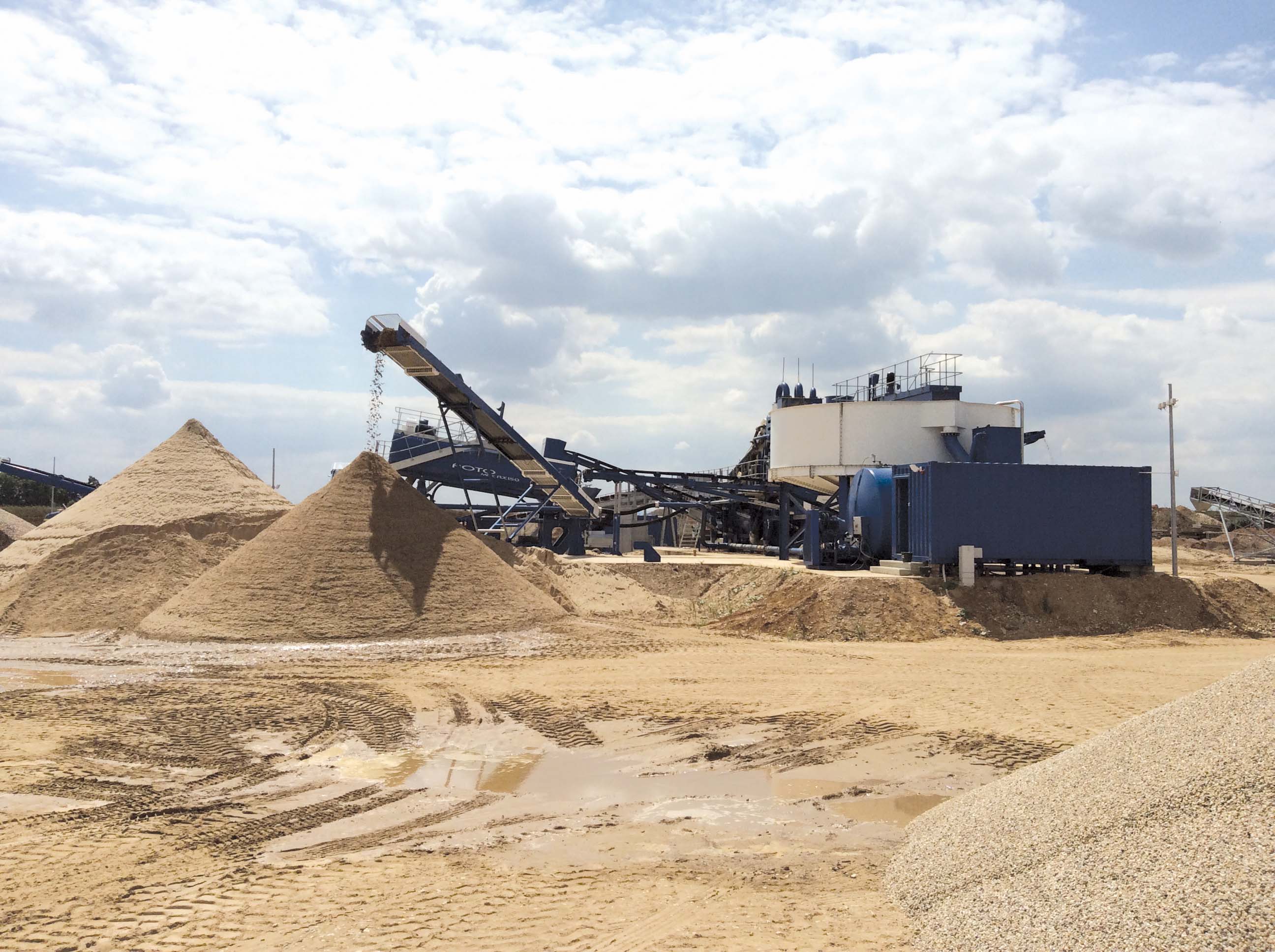 High throughput is claimed for the new plant from CDE Global CDE Sand & Gravel Washing Plant