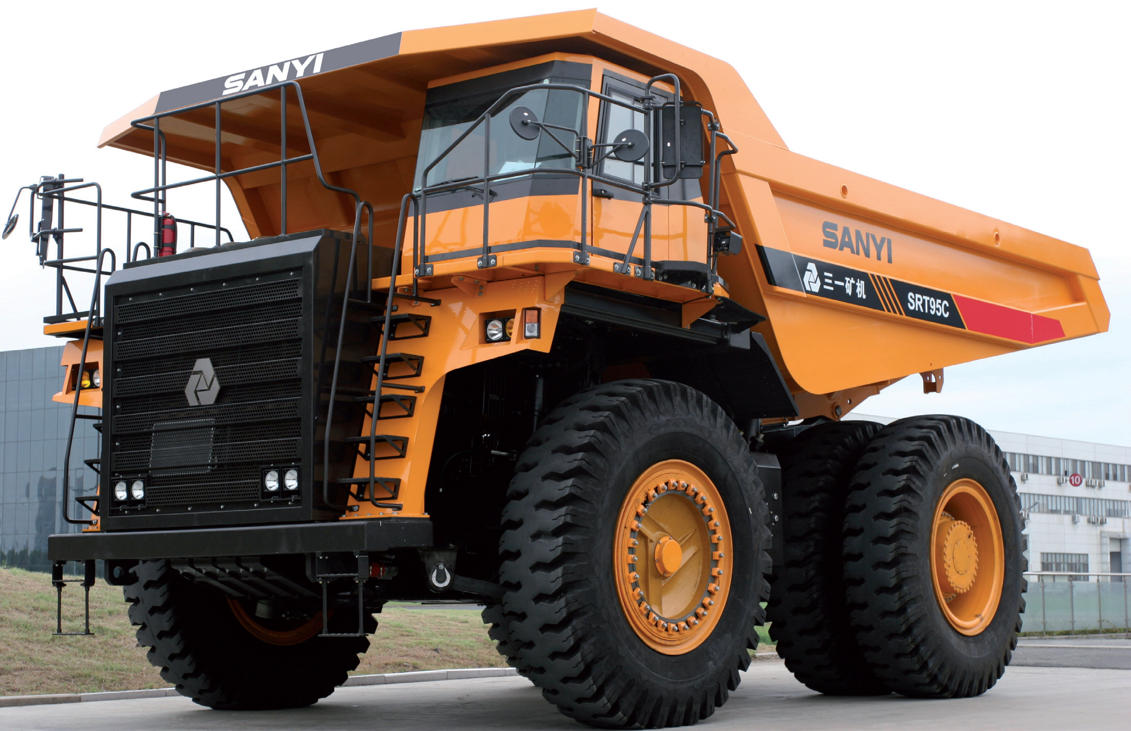 The Sany SRT95C rigid dump truck bauma China 2014 Preview Sany SRT95C rigid dump truck