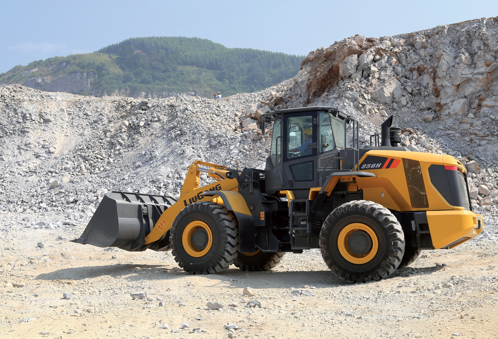 LiuGong is now offering its biggest ever wheeled loader, the 856H-3 bauma China 2014 Preview LiuGong 856H-3 wheeled loader