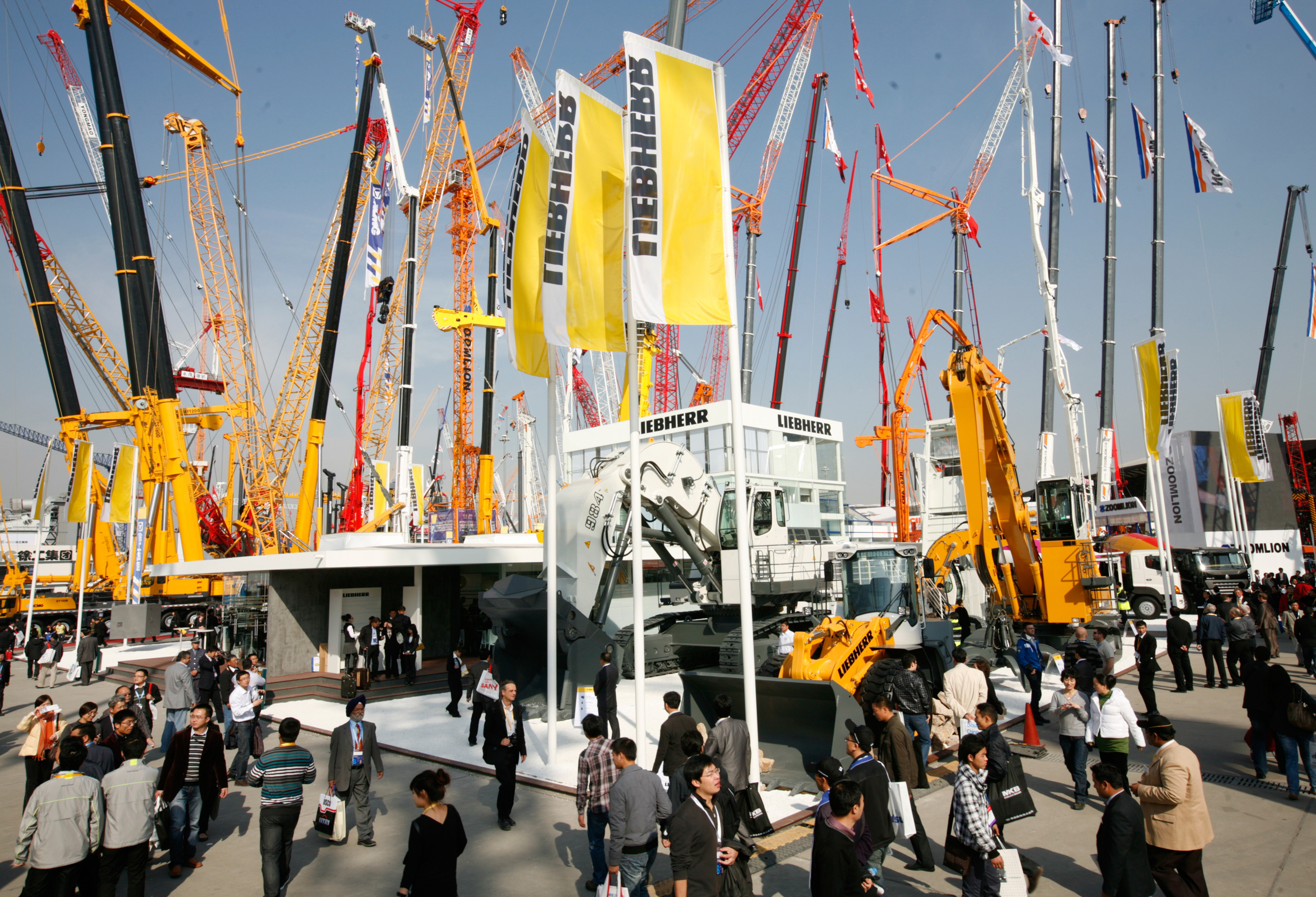 Liebherr will once again have a major presence at bauma China 2014, as it did for the previous event bauma China 2014 Preview Liebherr stand