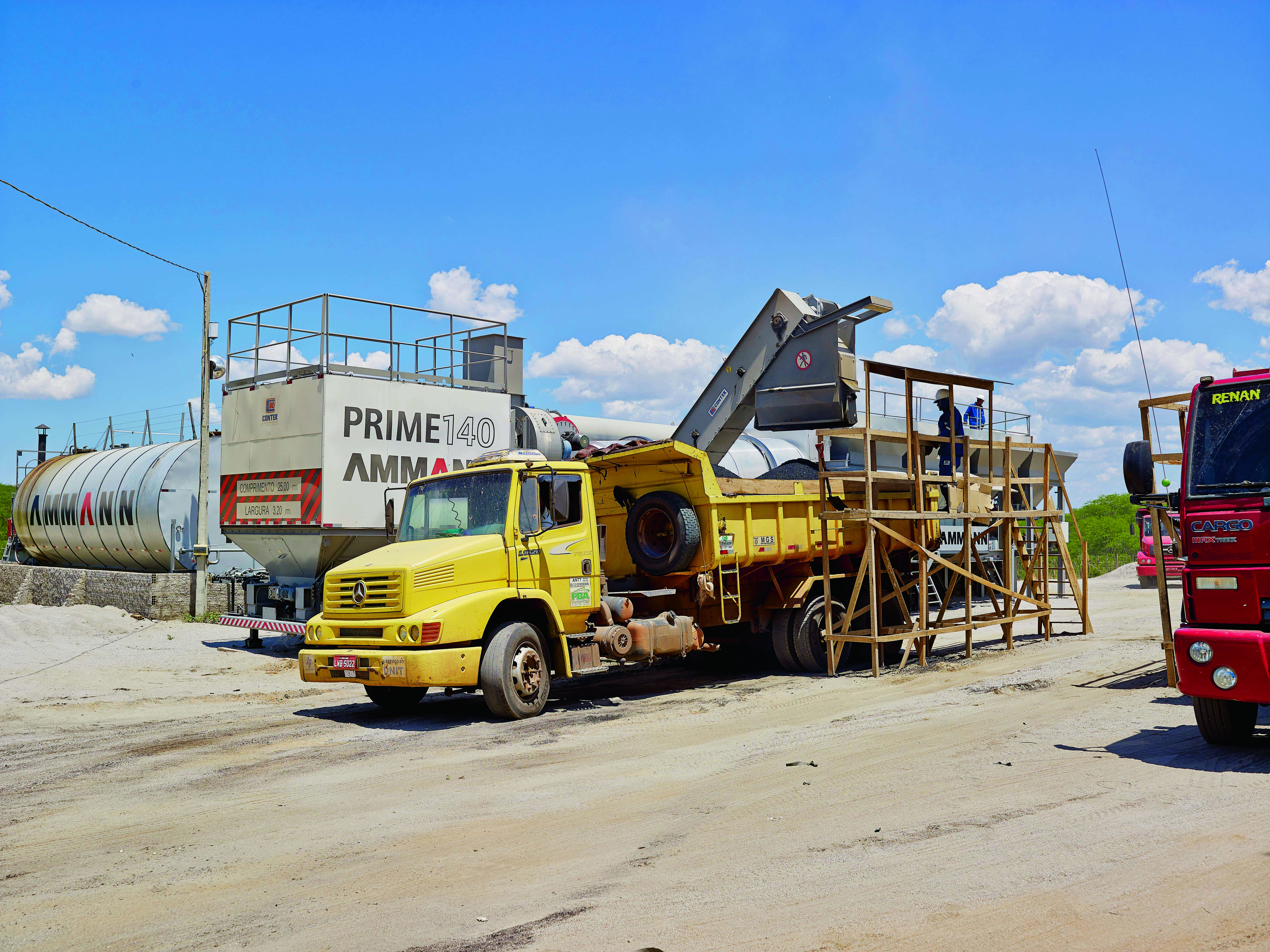 The Ammann Prime 140 asphalt plant is manufactured in Brazil Ammann prime 140 asphalt plant