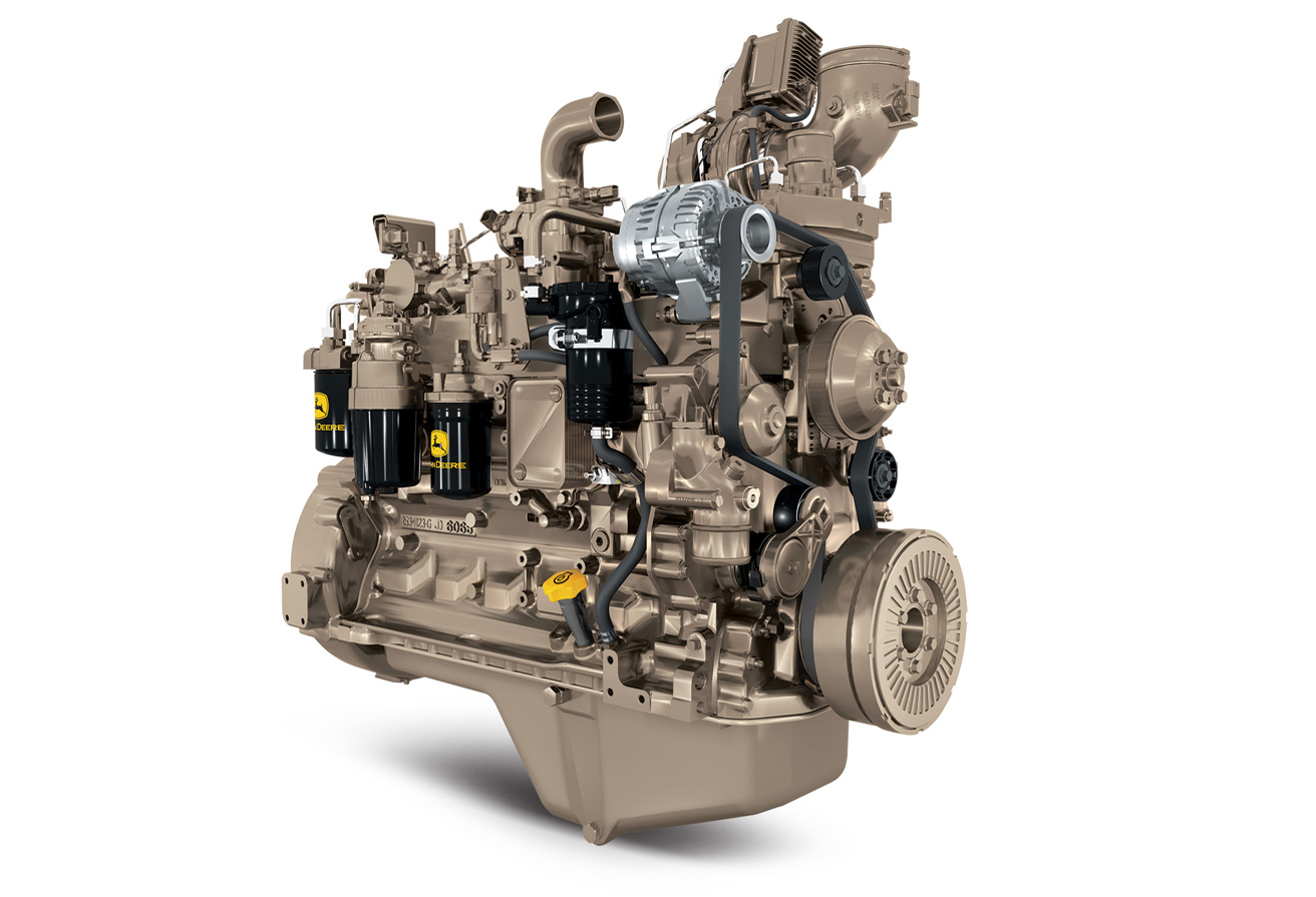 Atlas Copco’s new compressors are powered by low emission diesels from John Deere Power Systems low emission diesels engine from John Deere Power Systems