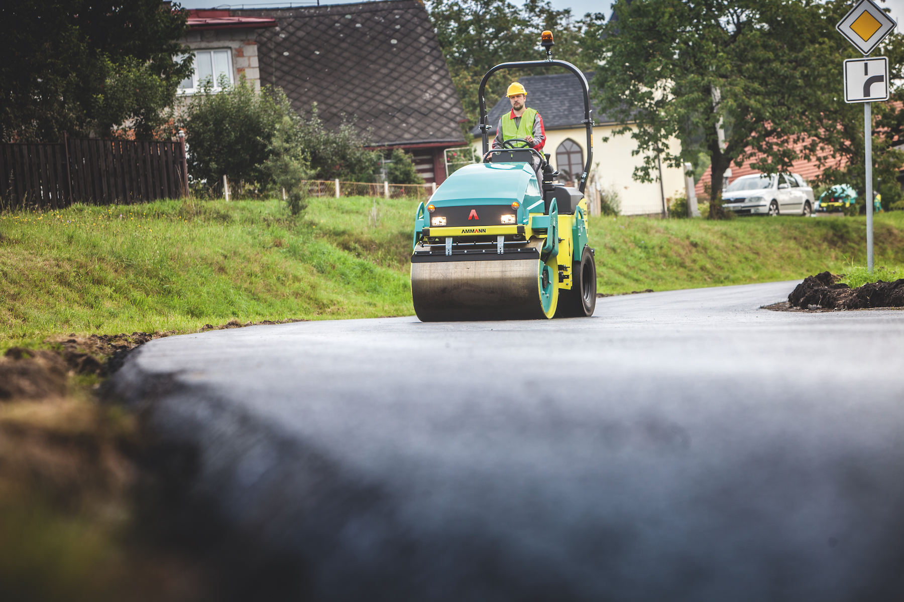 New lightweight asphalt rollers from Ammann INTERMAT Preview 2015 Ammann asphalt rollers
