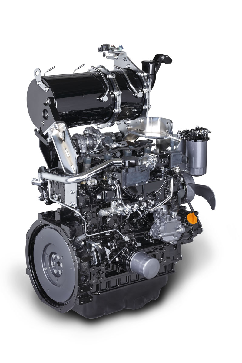 Yanmar engines are ready for the EU Stage V emissions regs in 2019 Yanmar TNV-CR series industrial diesel engine