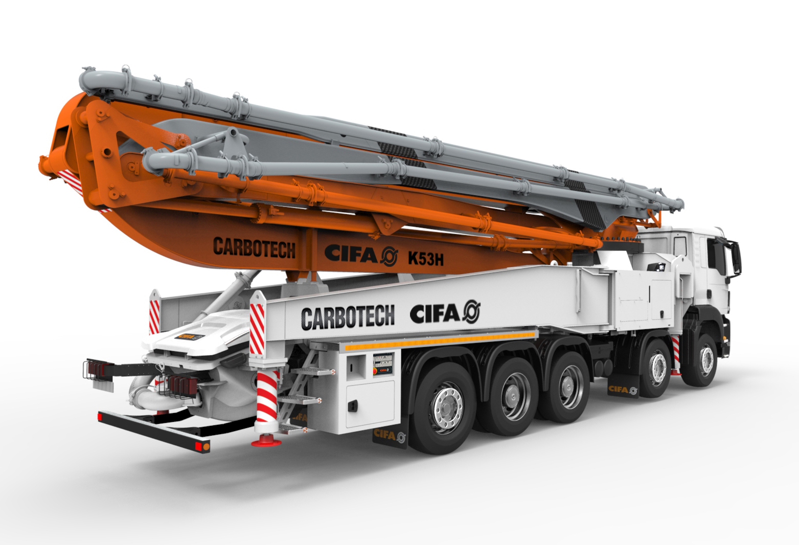 CIFA,s CarboTech family highlighted at INTERMAT CIFA CarboTech truck-mounted pump