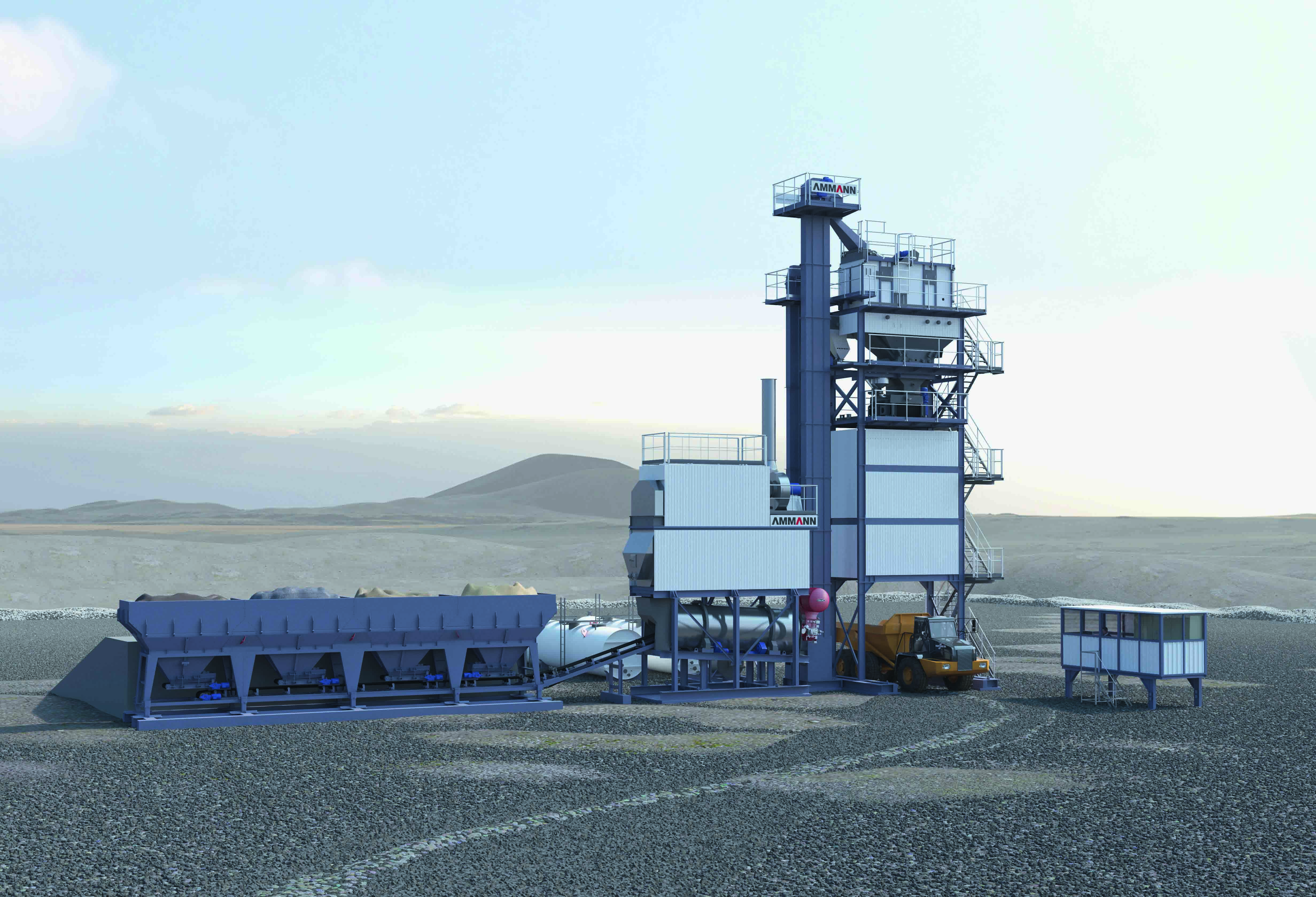 Amman’s productive and versatile asphalt plant Amman EcoBatch asphalt plant
