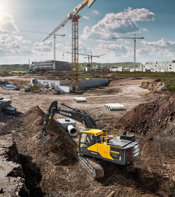 Volvo CE’s new 22tonne excavator offers increased performance Volvo CE_EC220E excavator