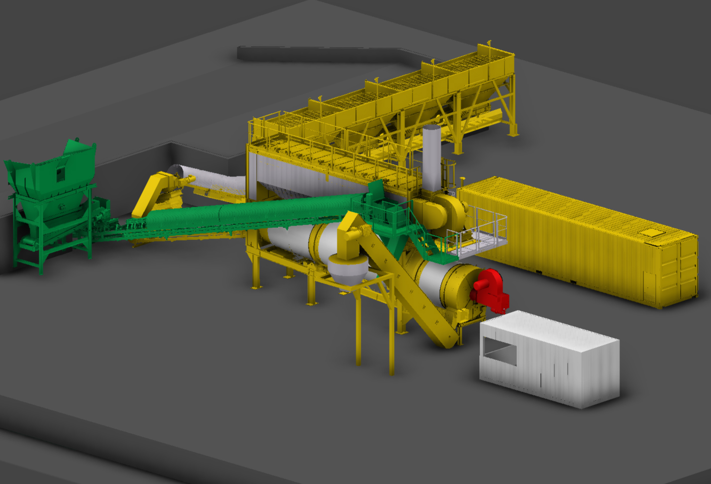 Fayat’s versatile RF 160 Neo asphalt plant can be used in an array of configurations Fayat’s versatile RF 160 Neo asphalt plant