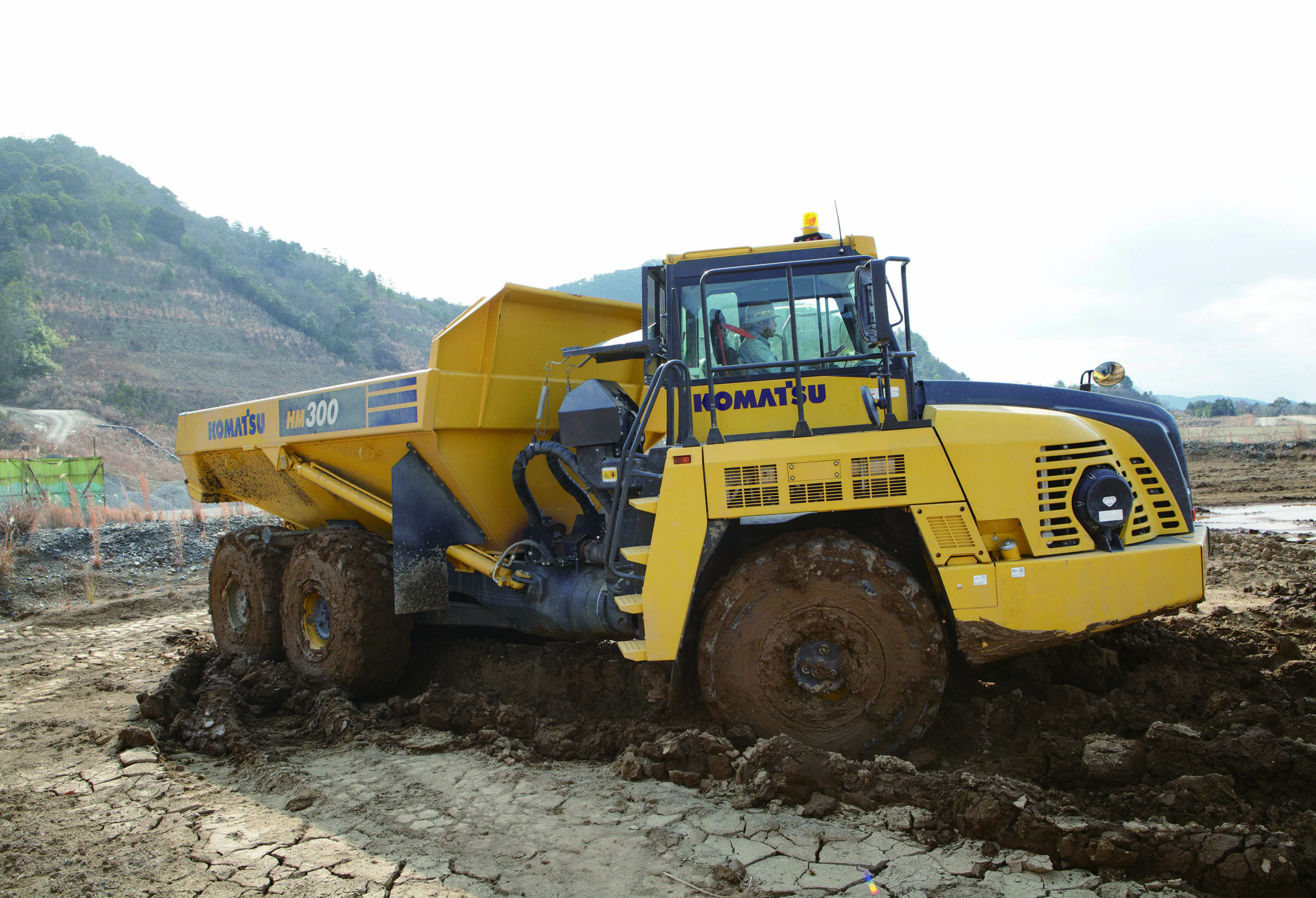 Komatsu’s new to Europe HM300-5 ADT Komatsu’s HM300-5 ADT