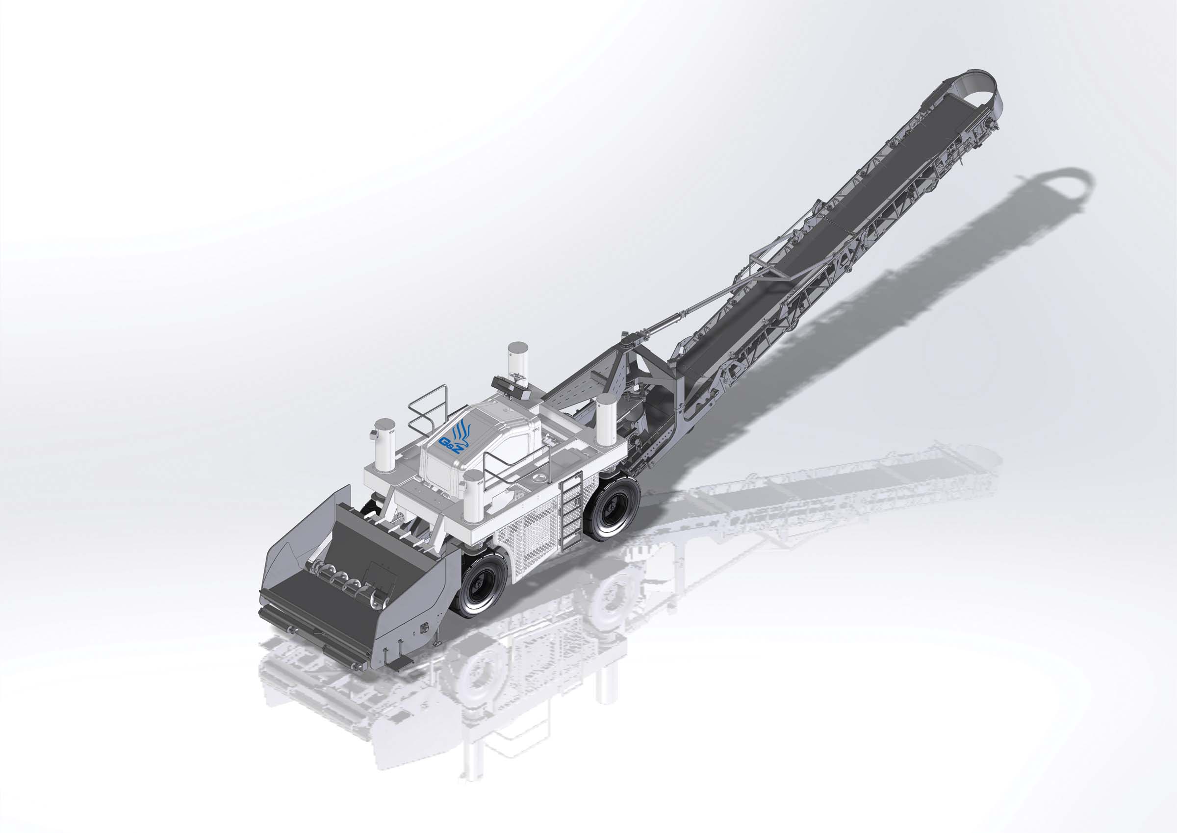 The G&Z MP550 material placer is now being launched Guntert & Zimmerman G&Z MP550