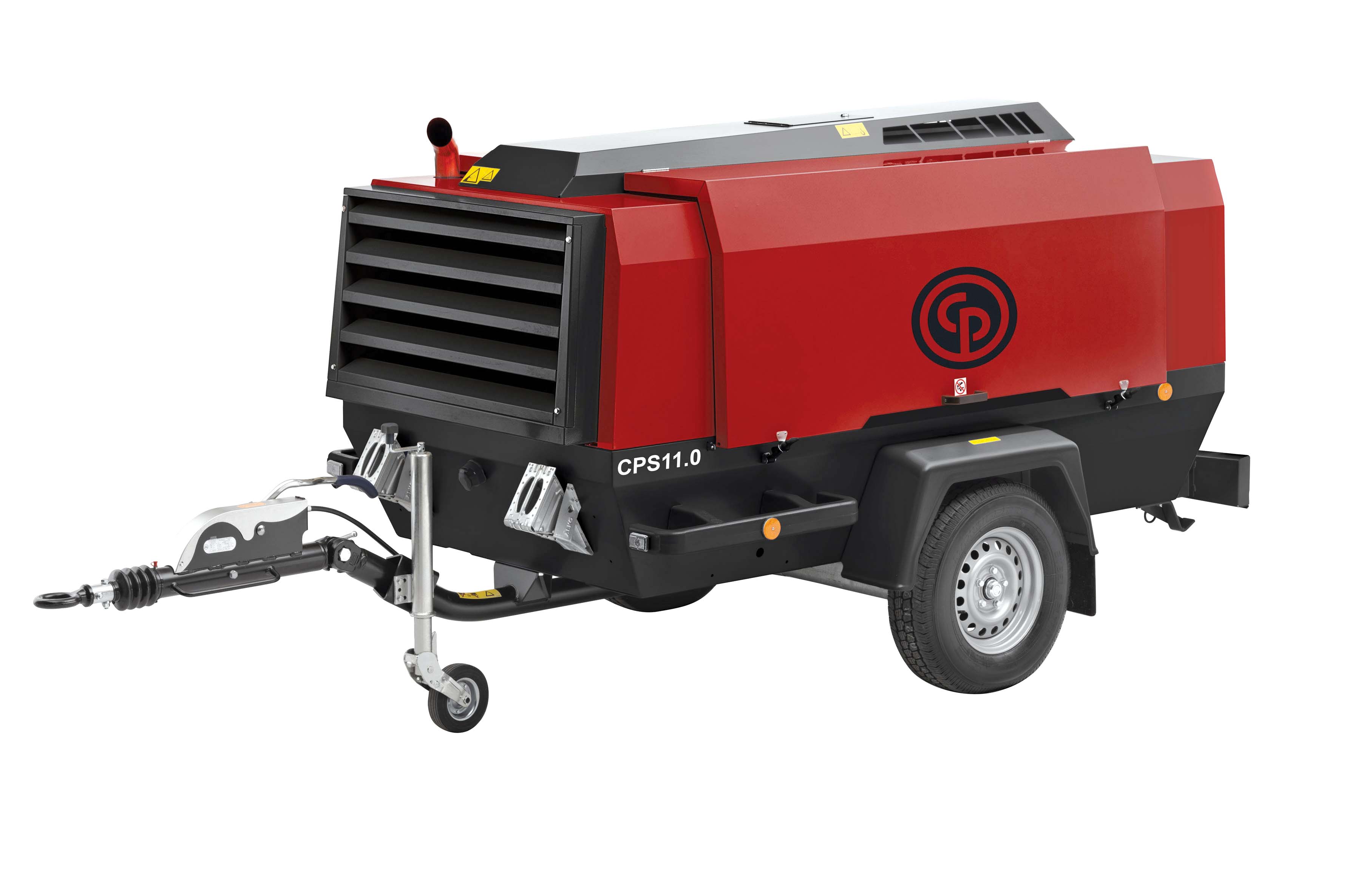 Bigger fuel tanks means longer running Chicago Pneumatic portable compressor