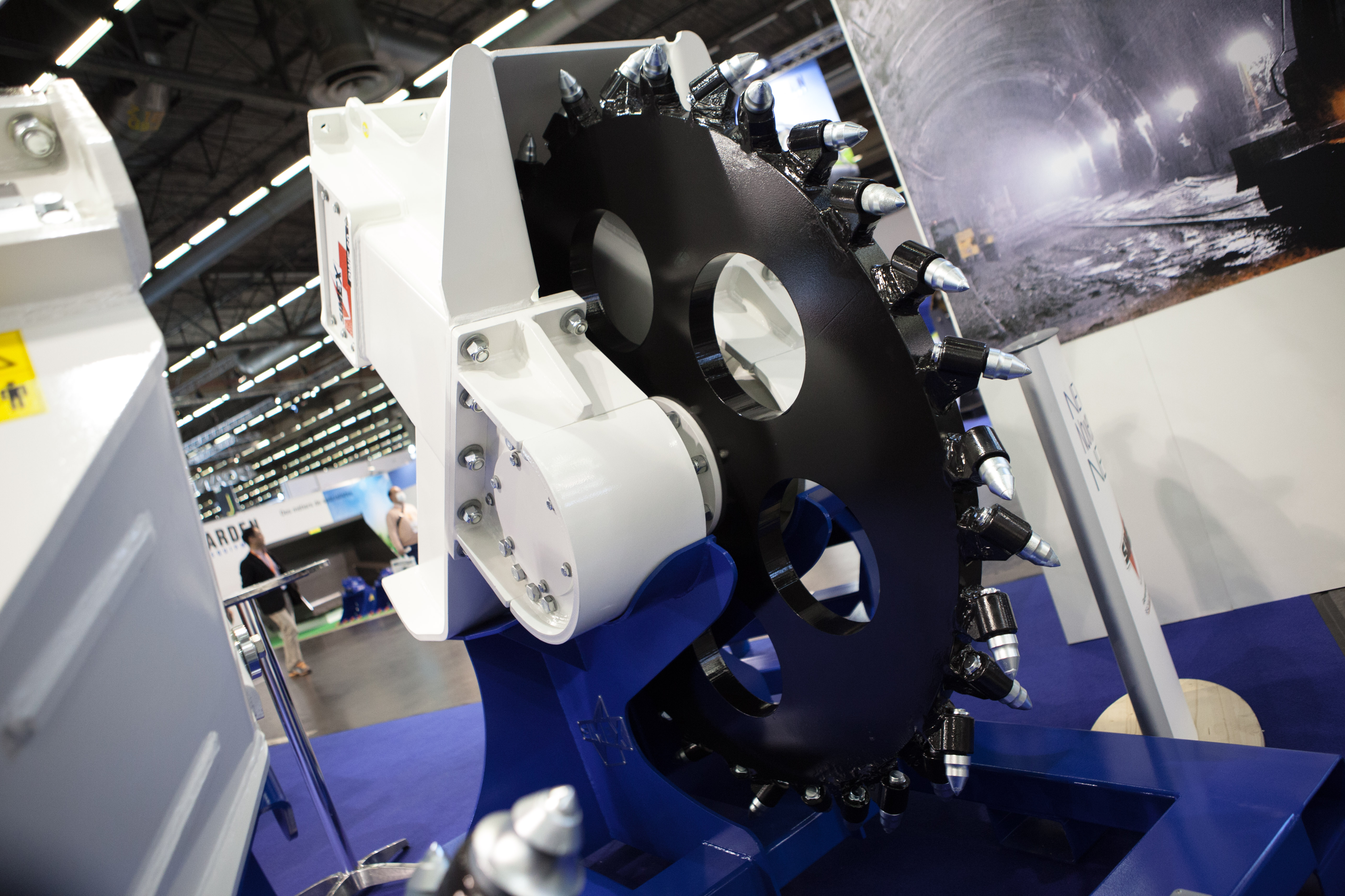 Simex expects its RWE 60, a wheel saw for excavators, to be a big hit, especially with Northern European customers Simex RWE 60 a wheel saw