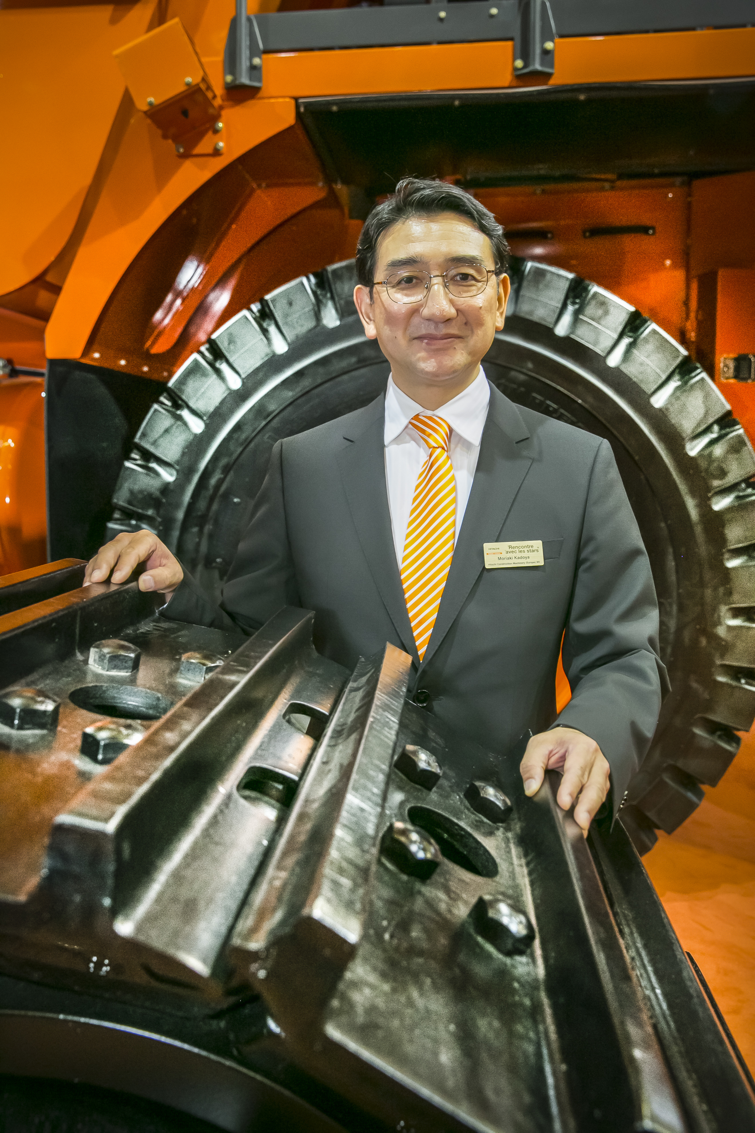 CEO Moriaki Kadoya Hitachi CEO Moriaki