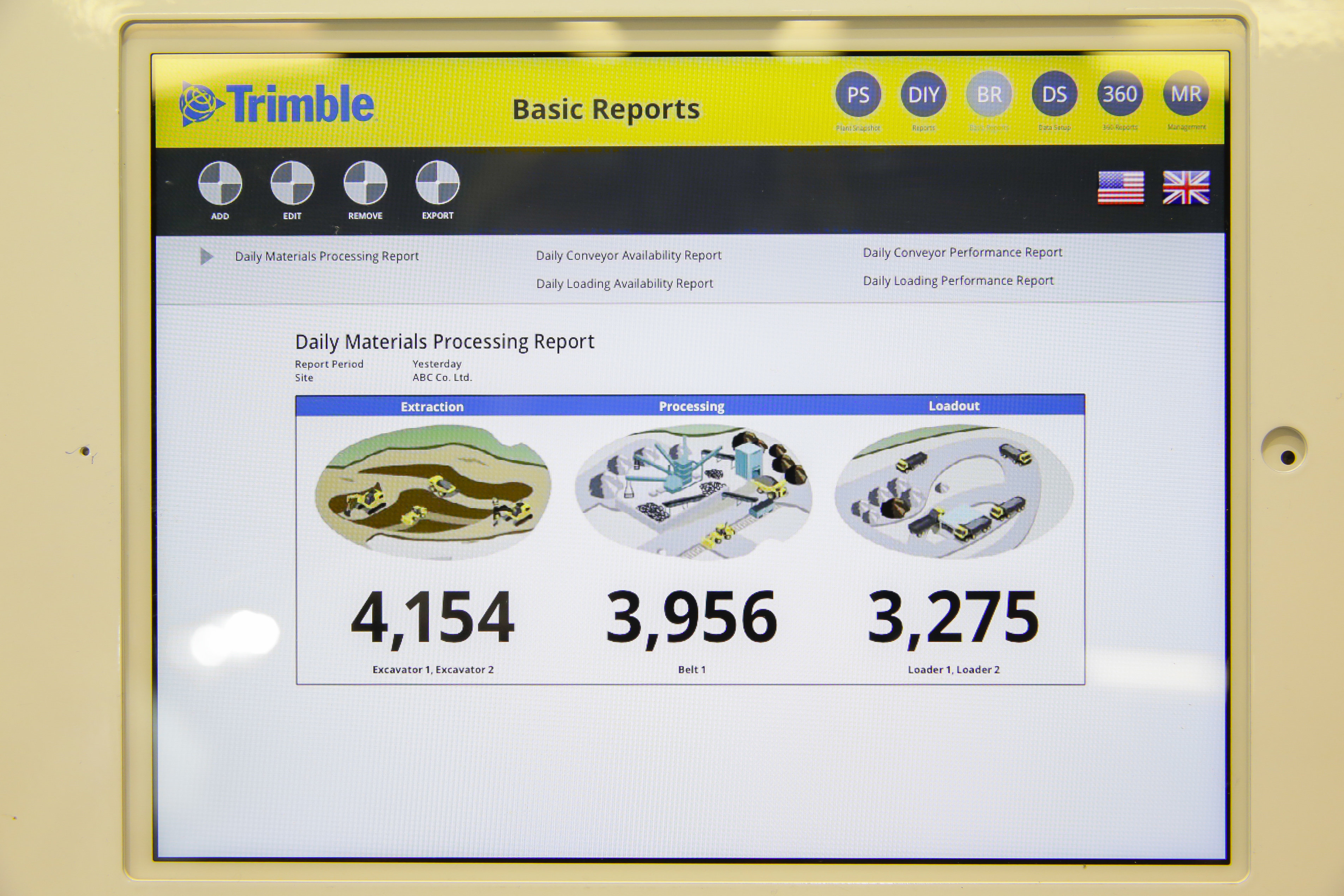 Trimble’s LOADRITE technology connects data from every phase of a quarry site. Trimble’s LOADRITE technology