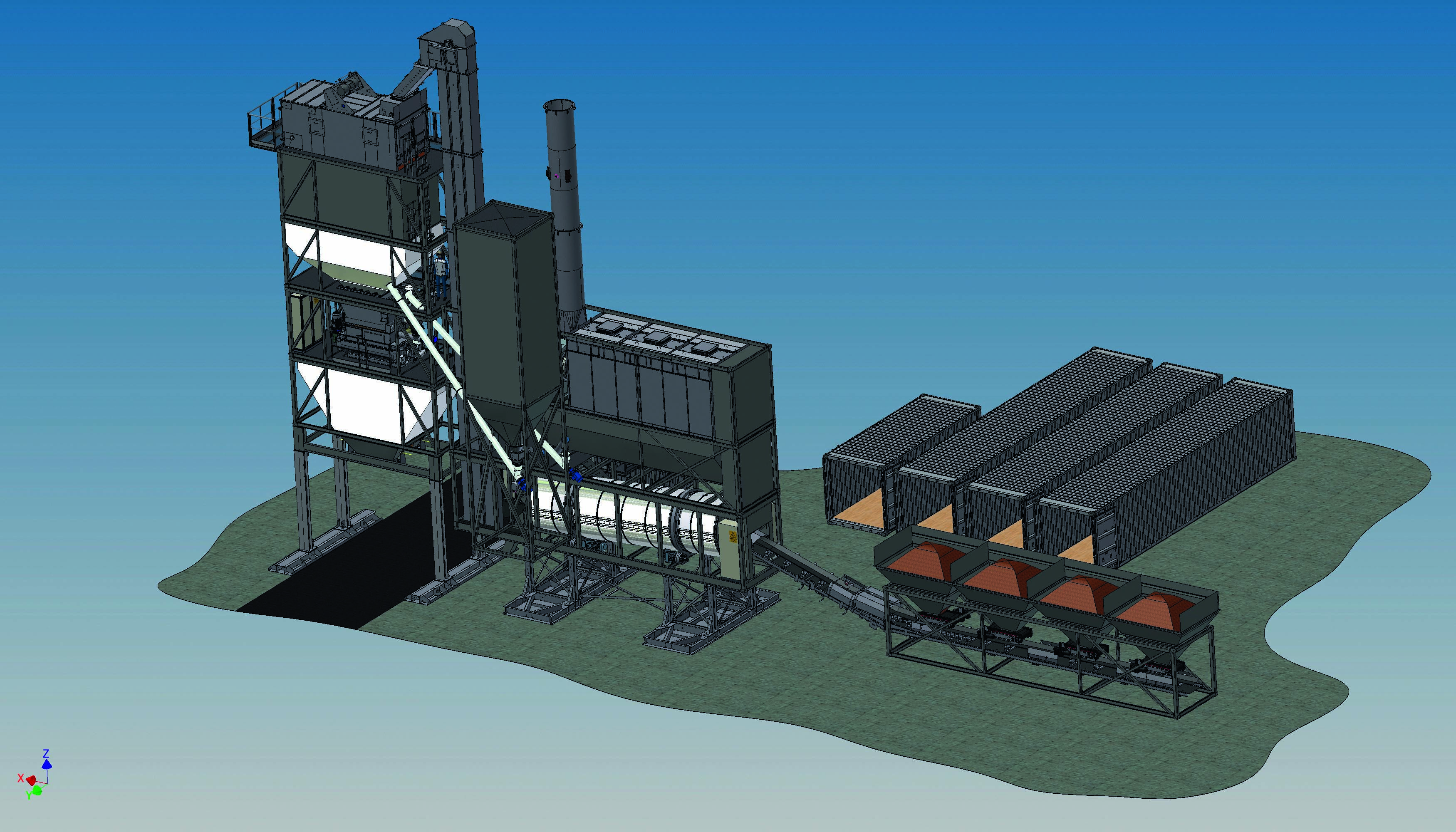 Amman is aiming its new plant at contractors wanting high production and mobility A new Amman asphalt plant