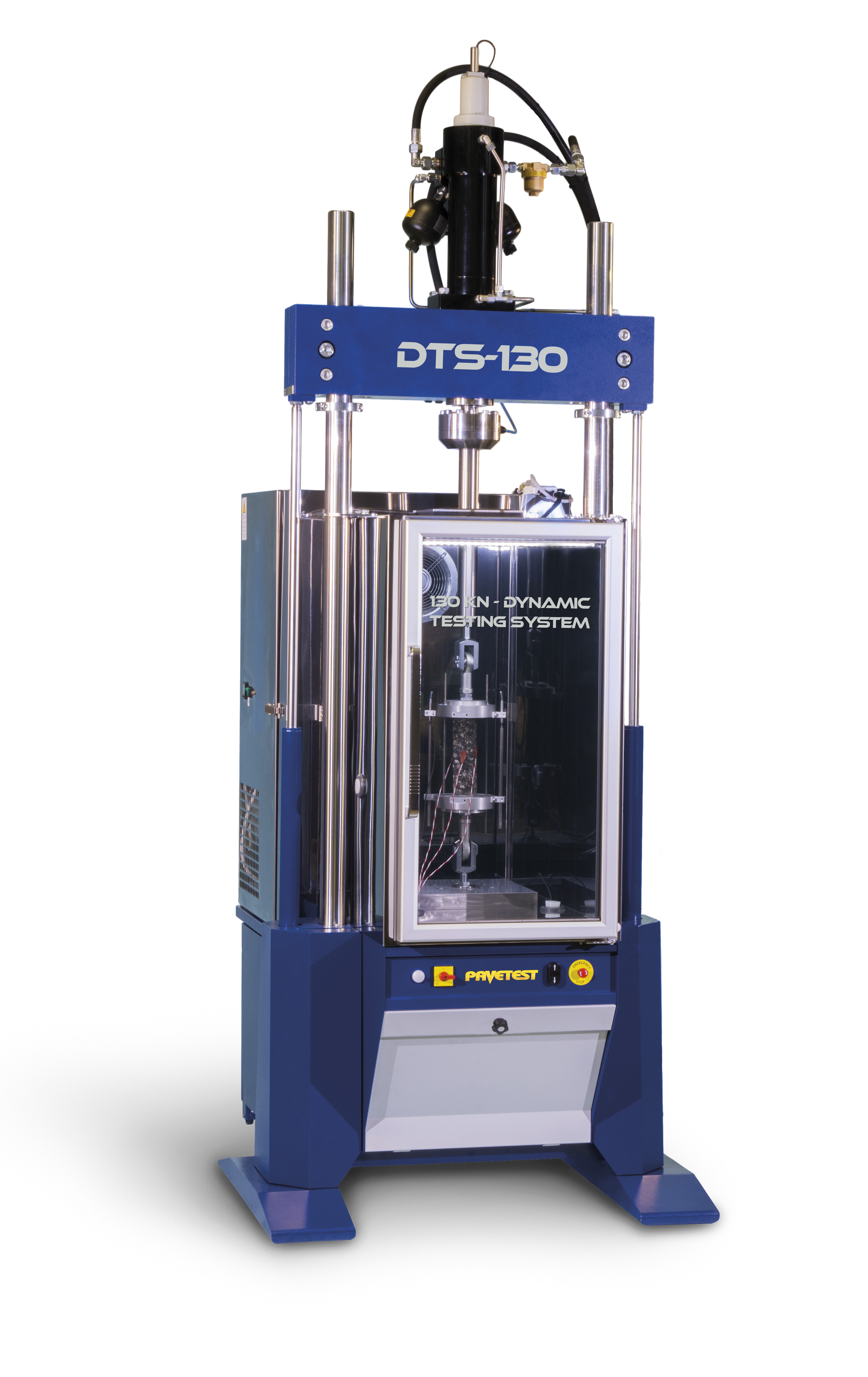 The new machine from Pavetest features a novel two-piece concept for the climactic chamber Pavetest machine with a novel concept for the climactic chamber