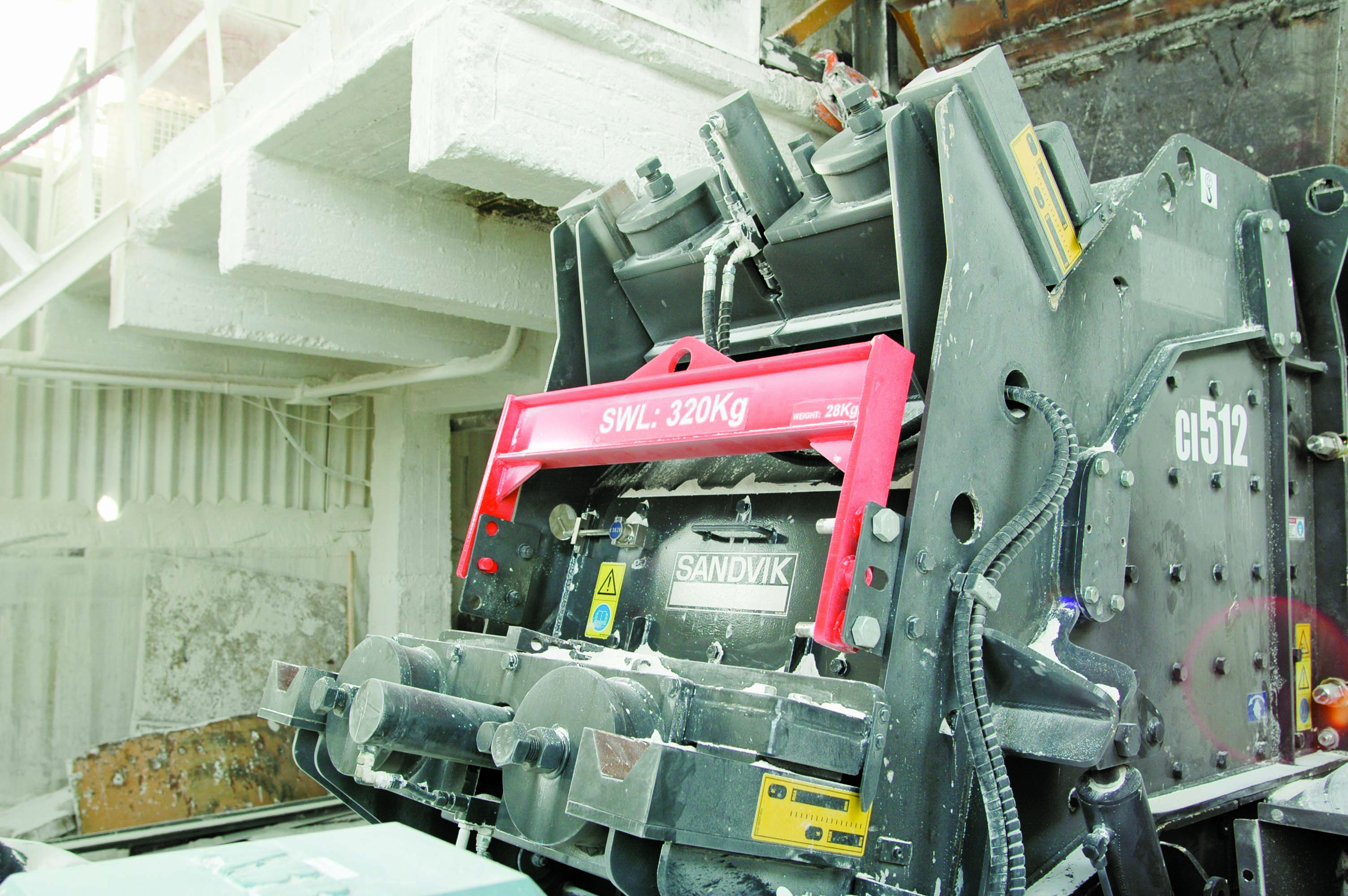 The new crusher has helped increase and optimise output at the quarry CI512 Prisec HSI crusher