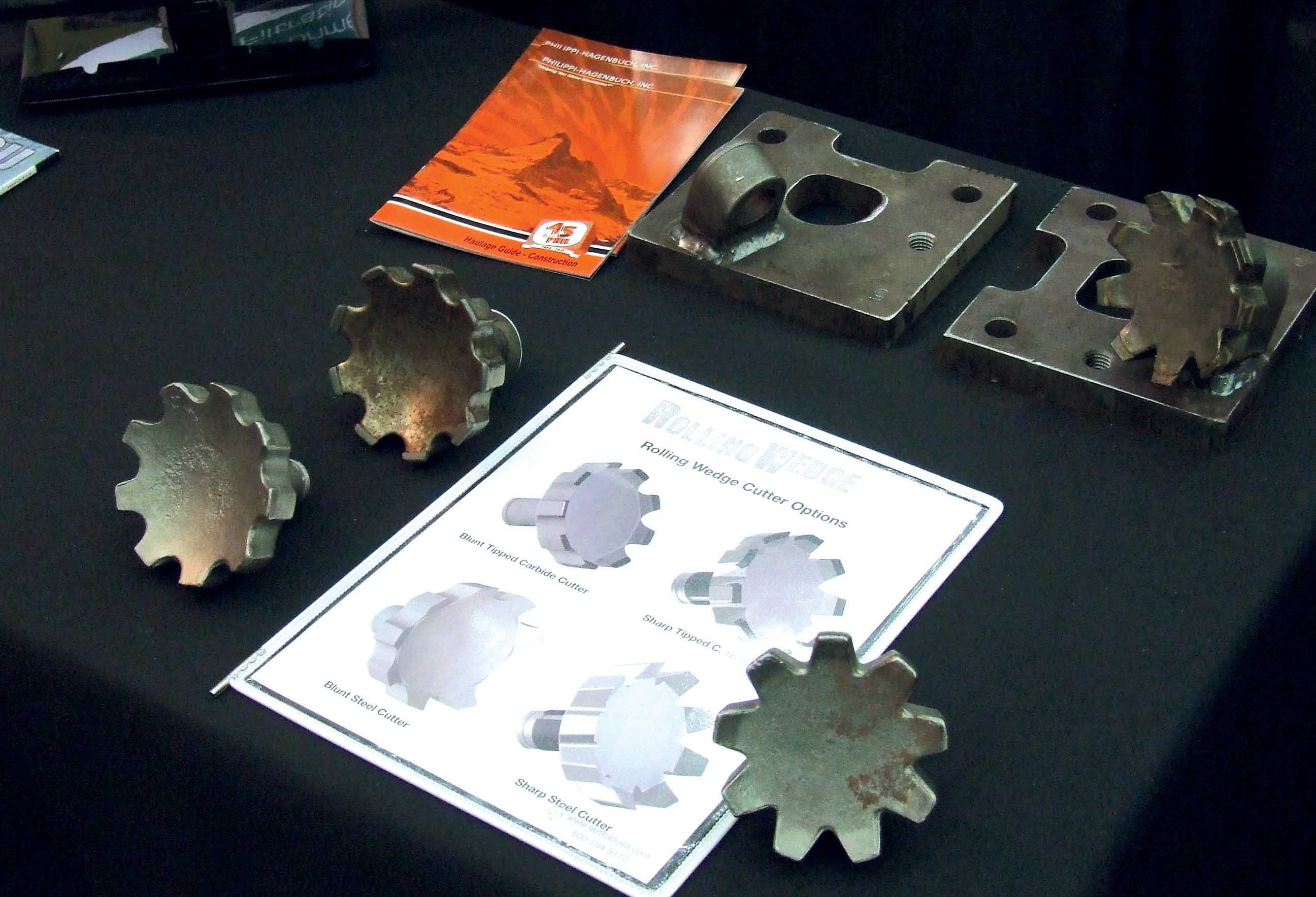 The novel Rolling Wedge cutters from Philippi-Hagenbuch offer major potential for milling applications Rolling Wedge cutters from Philippi-Hagenbuch