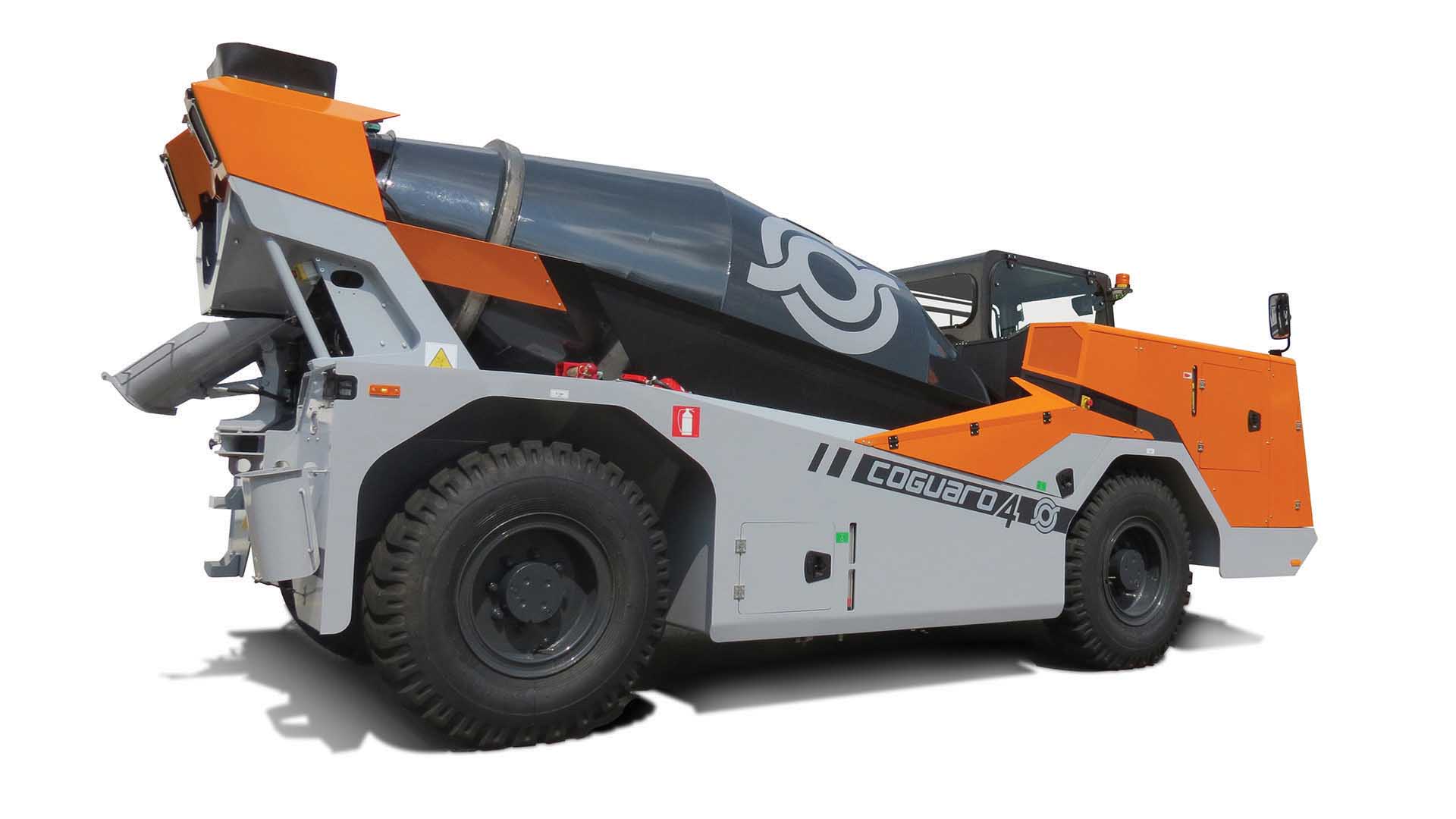 CIFA has designed its new shotcreting machine to meet tough tunnelling requirements CIFA shotcreting machine
