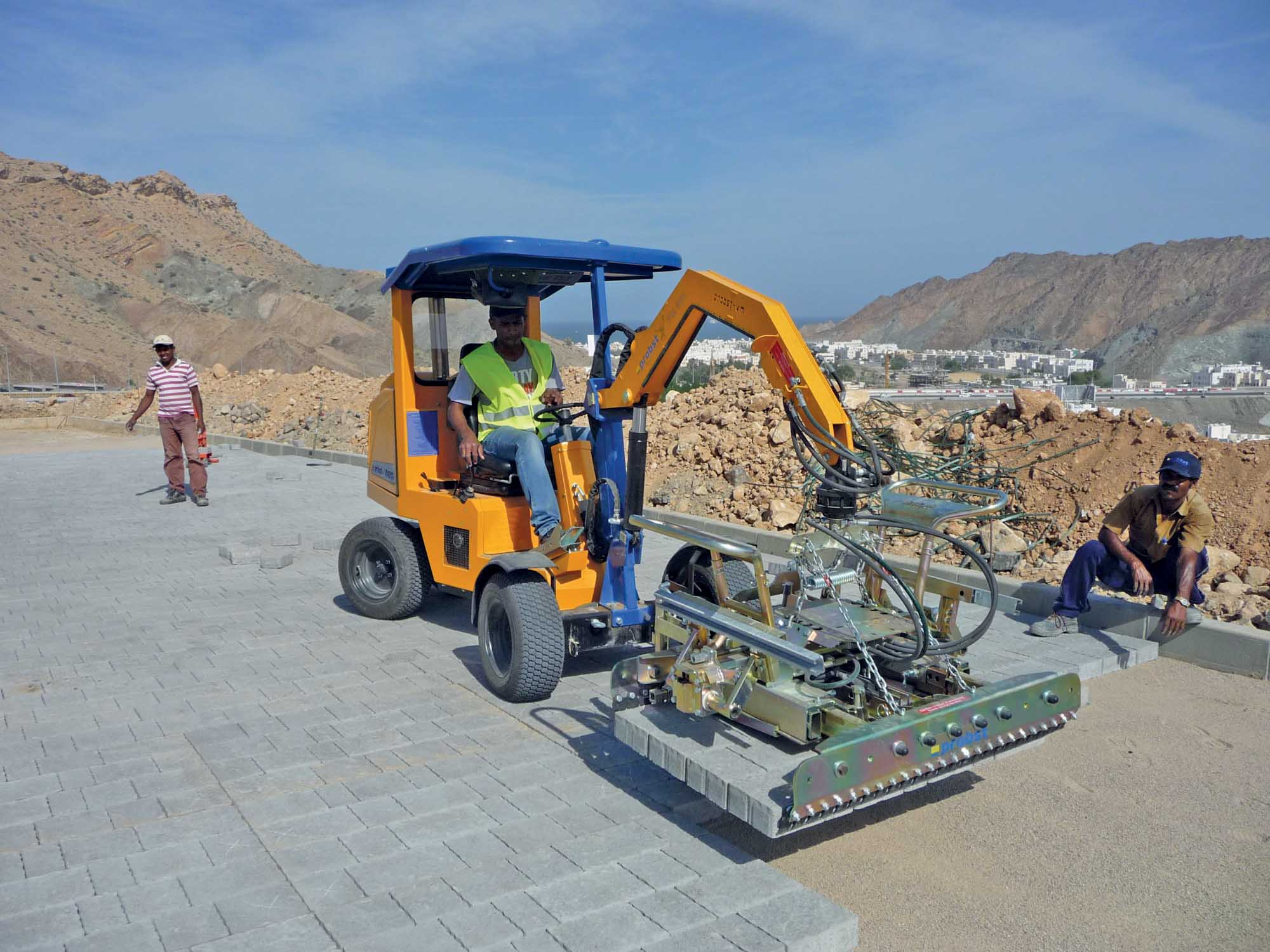The trainees undergo intensive tuition with a range of equipment trainees programme in Oman