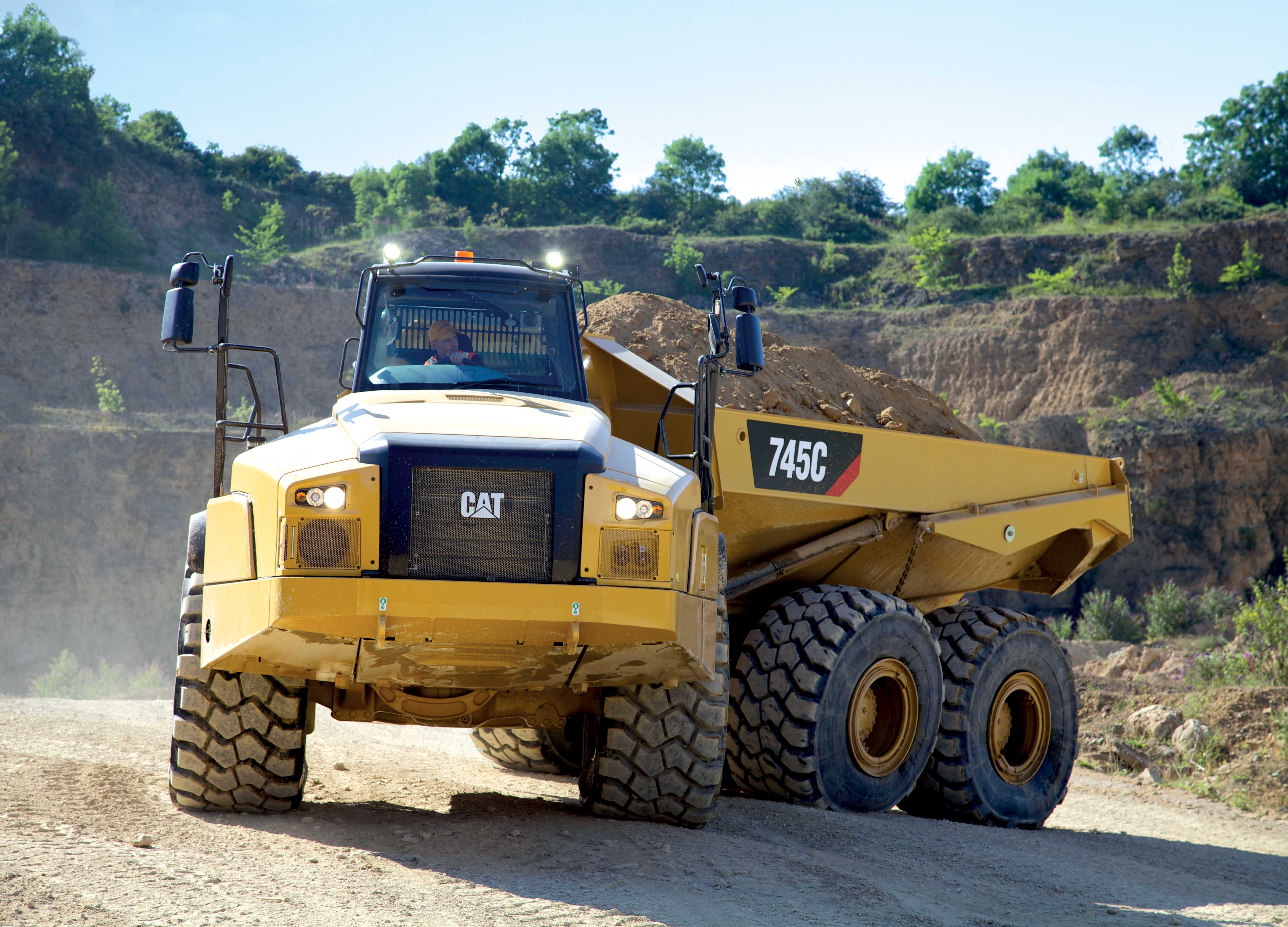 Caterpillar has raised the bar for articulated dump truck Caterpillar dump truck