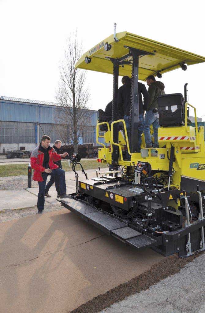 Ammann is planning further asphalt paving courses for the future Ammann asphalt paving courses