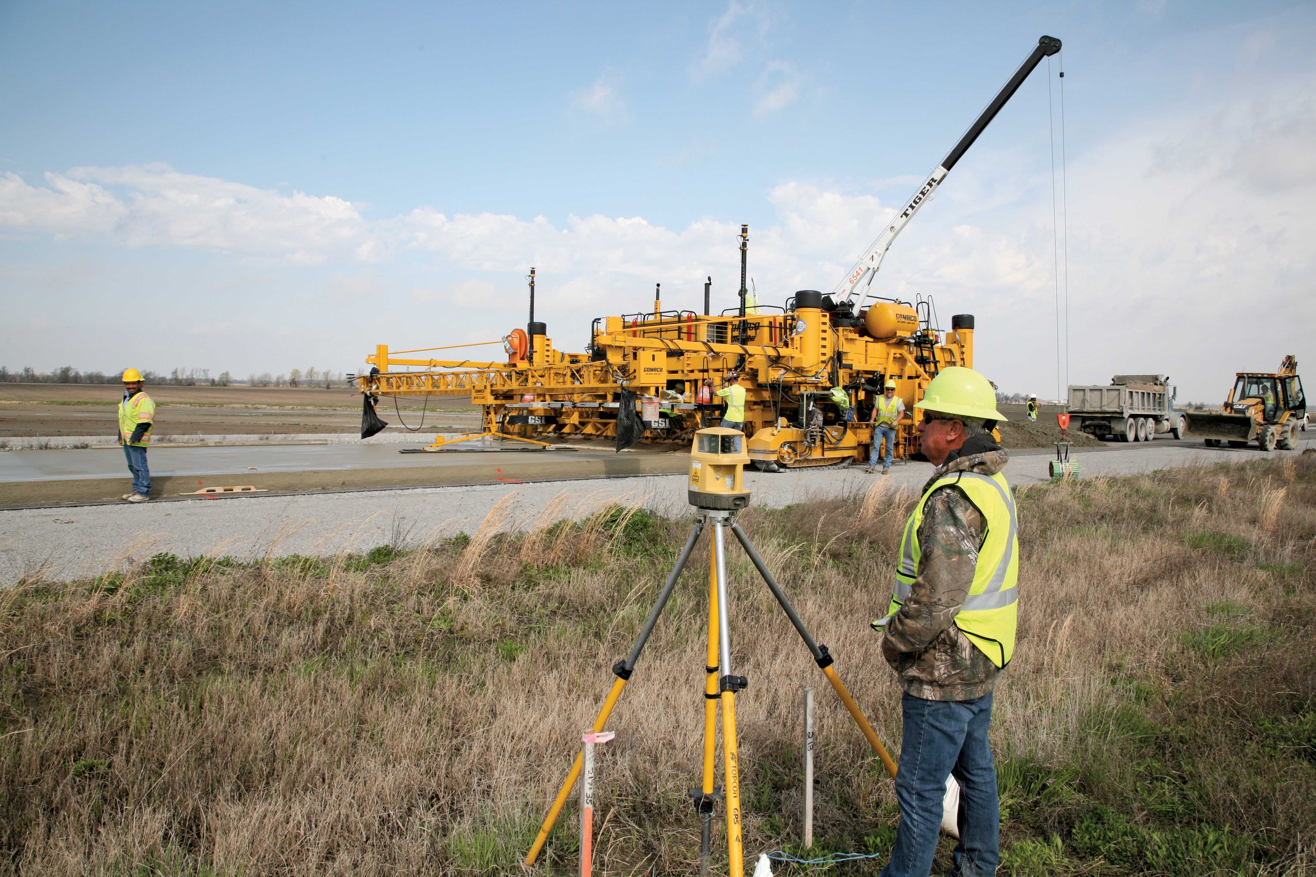 Using the latest machine control technology helped boost productivity and quality, while lowering costs for the contractor Topcon Machine Control Technology