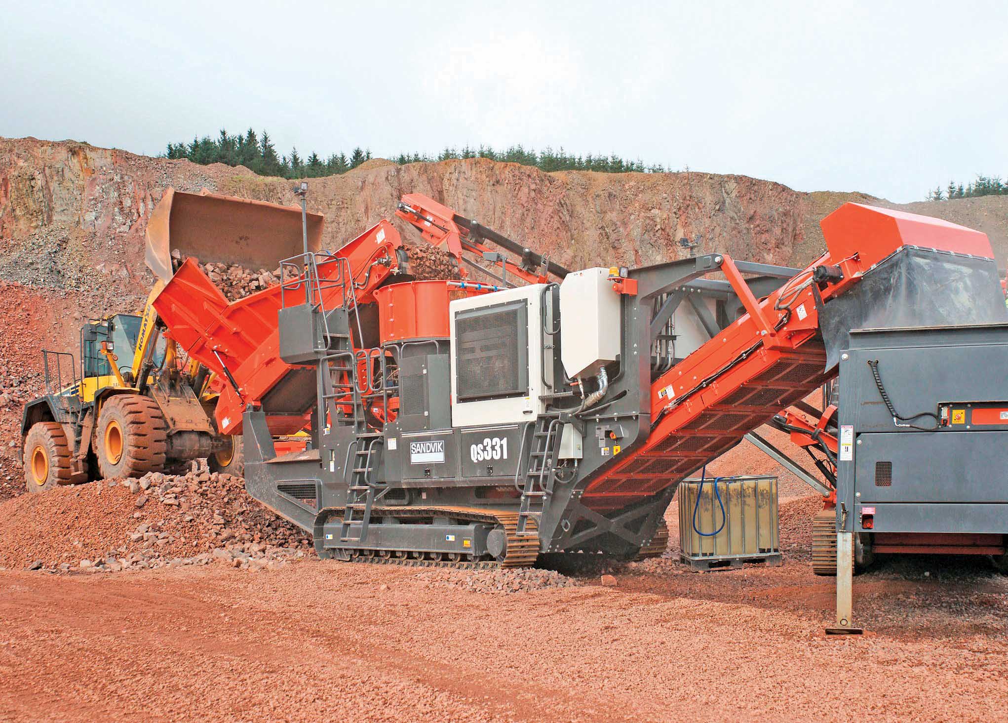 Sandvik’s new crusher offers high output Sandvik’s mobile crusher
