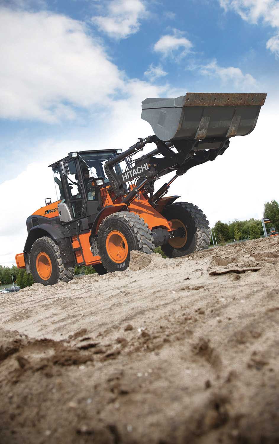 The new Hitachi ZW140PL-5 wheeled loader is said to be productive and powerful for its class Hitachi ZW140PL-5 wheeled loader