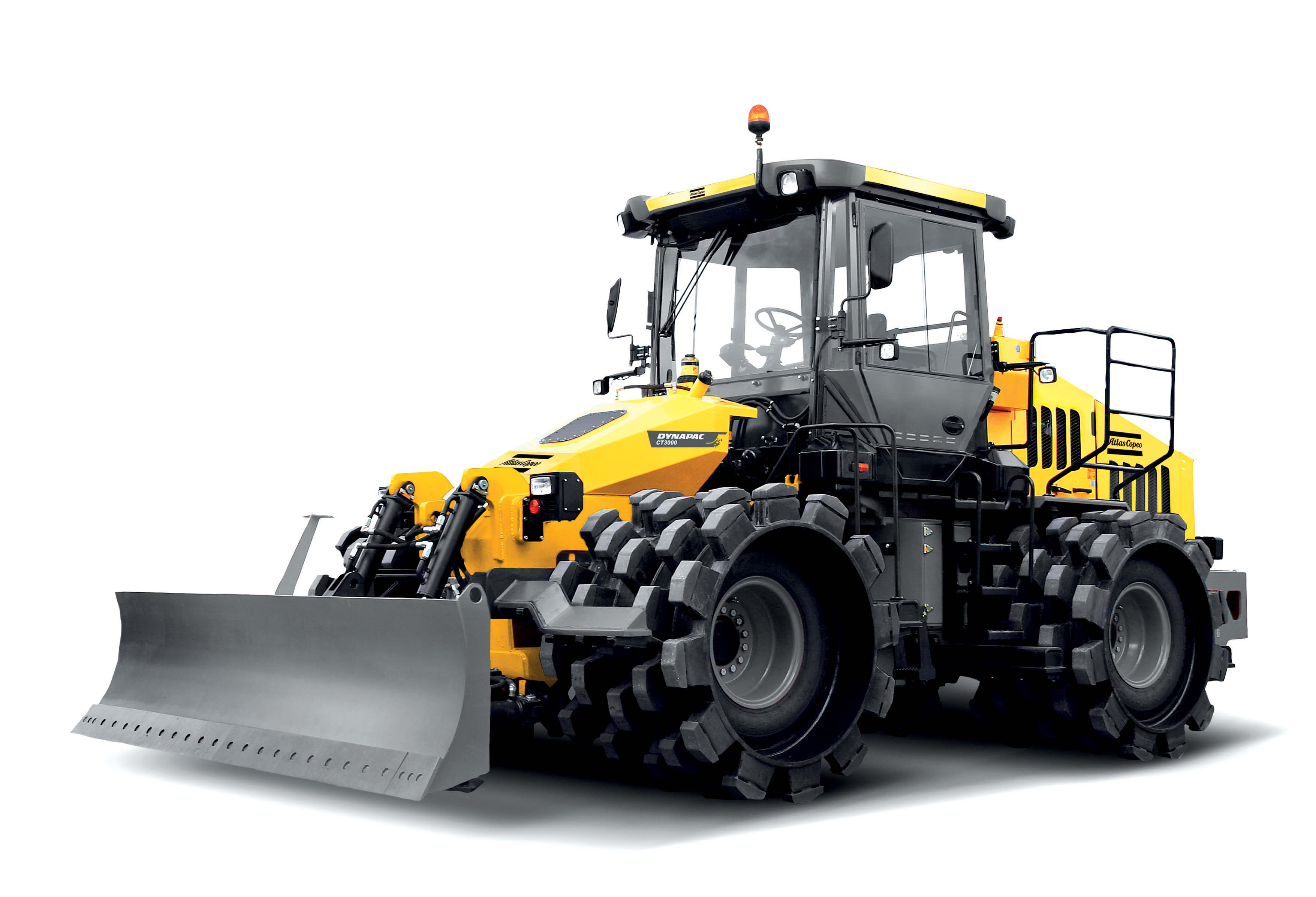 The 22.5tonne Dynapac CT3000 is said to suit use on projects where large-volume earthwork is required Atlas Copco 22.5tonne Dynapac CT3000