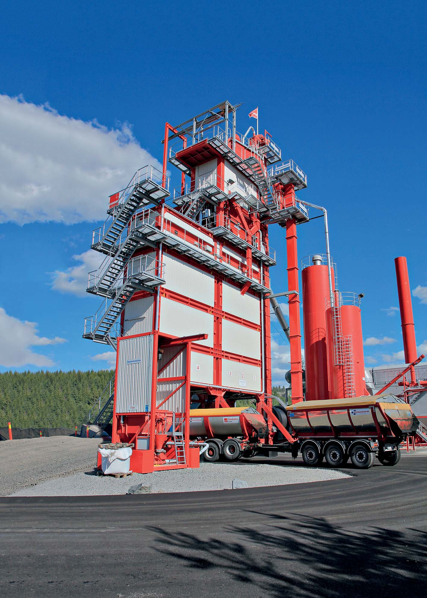 Benningoven supplied its Concept Type TBA 4000 UC plant to Veidekke Benningoven Concept Type TBA 4000 UC plant