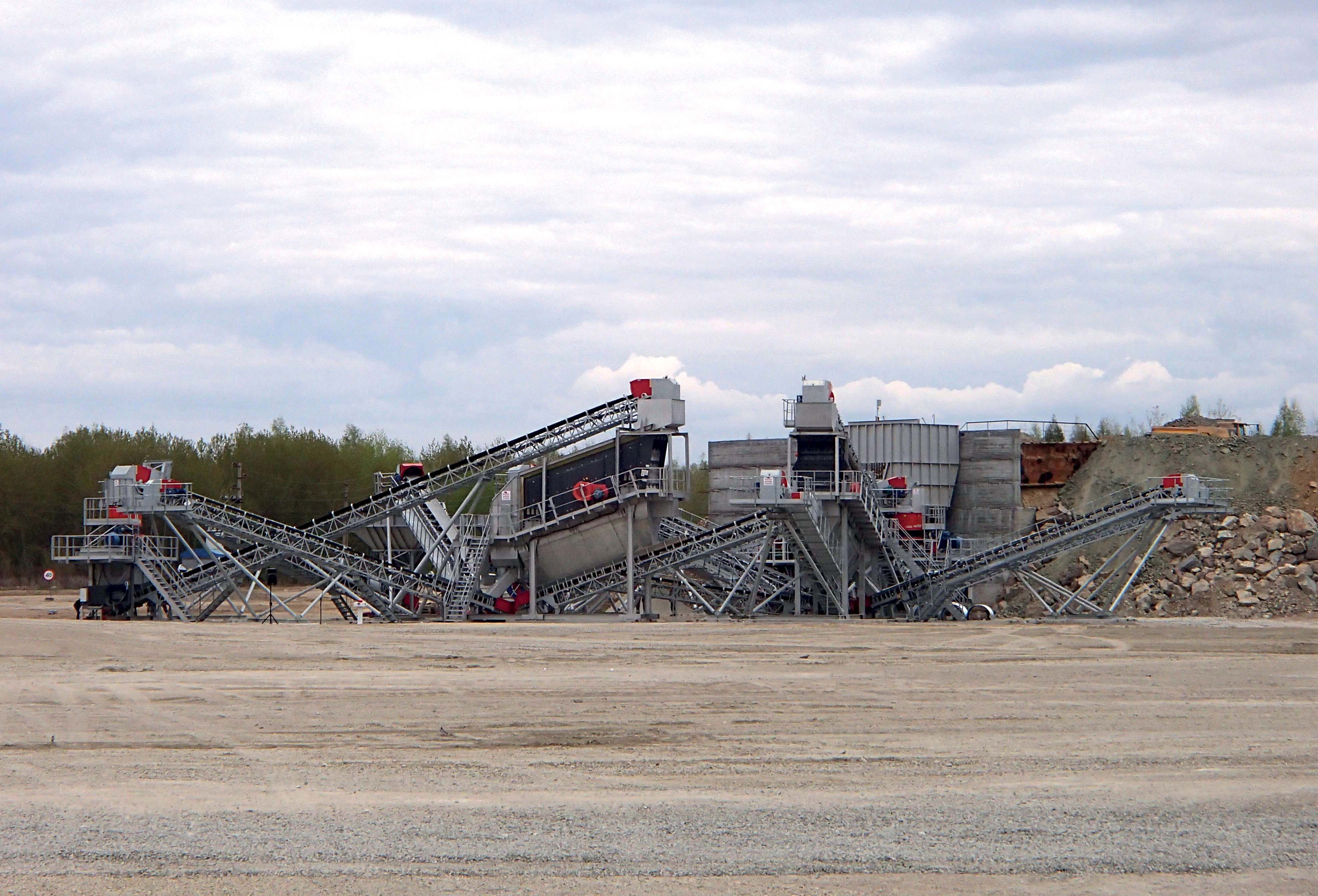 The new Sandvik crushing and screening equipment is helping the Sinarsky Quarry in Russia achieve its planned doubling of capacity Sandvik crushing and screening equipment