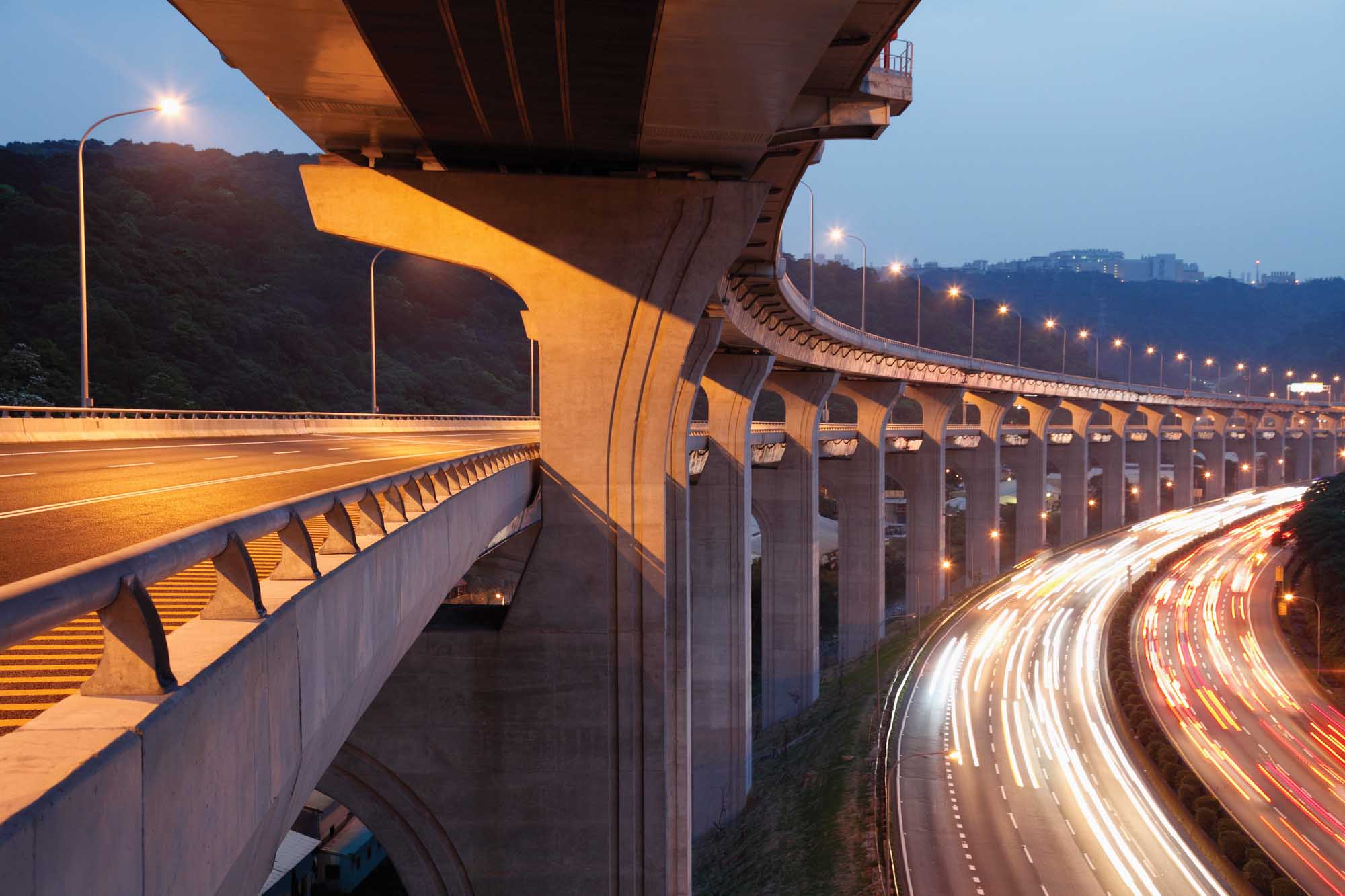 The Wu-Yang Viaduct took four years to complete but proved less costly to construct than first thought completed Wu-Yang Viaduct