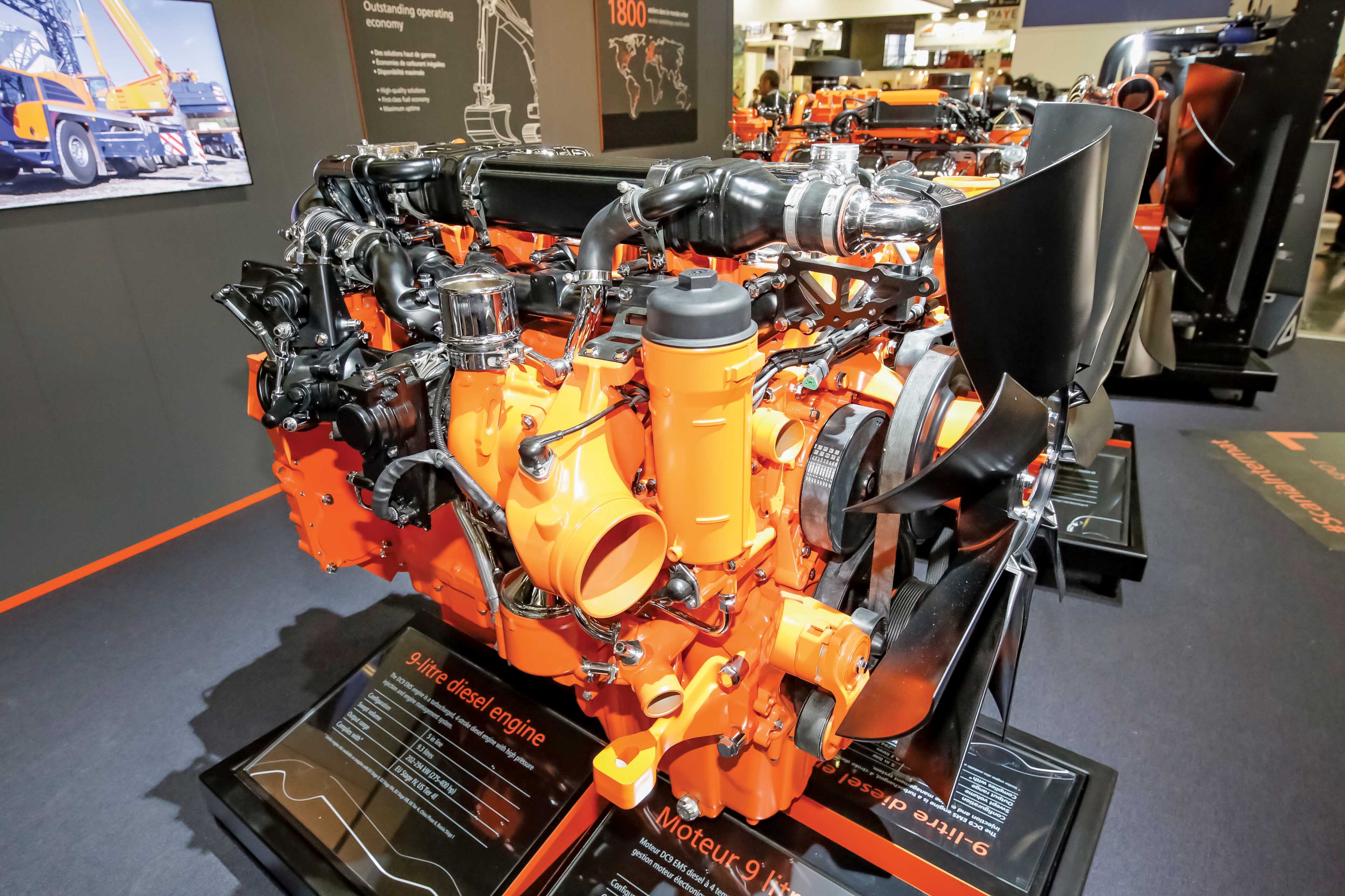Scania has opted to use EGR in its 9litre diesel for customers in North America and Europe Scania EGR in its 9litre diesel