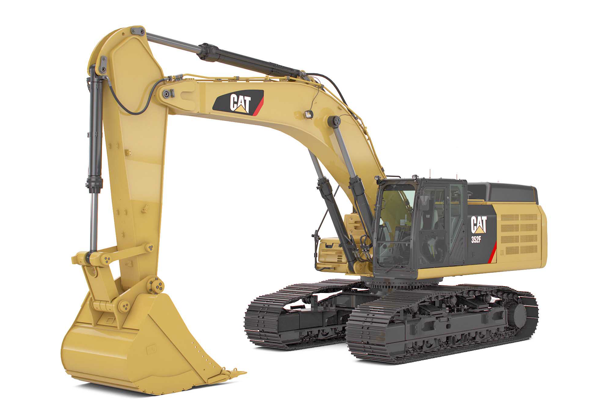 Caterpillar’s 352F excavator is a high performance machine for sale in Europe Caterpillar’s 352F excavator