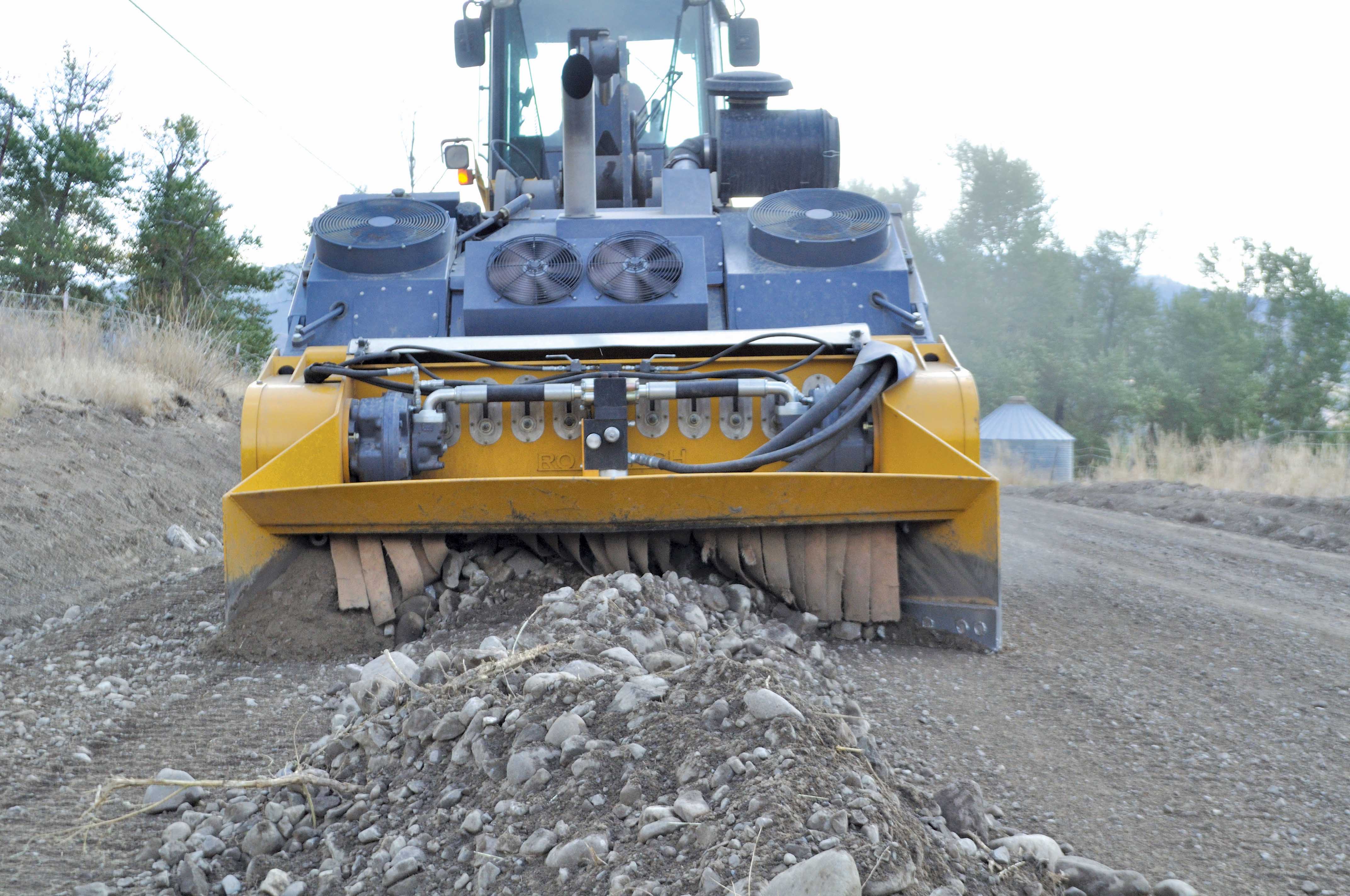 Vanway claims its crusher units help improve gravel road quality while reducing maintenance costs Vanway crusher units