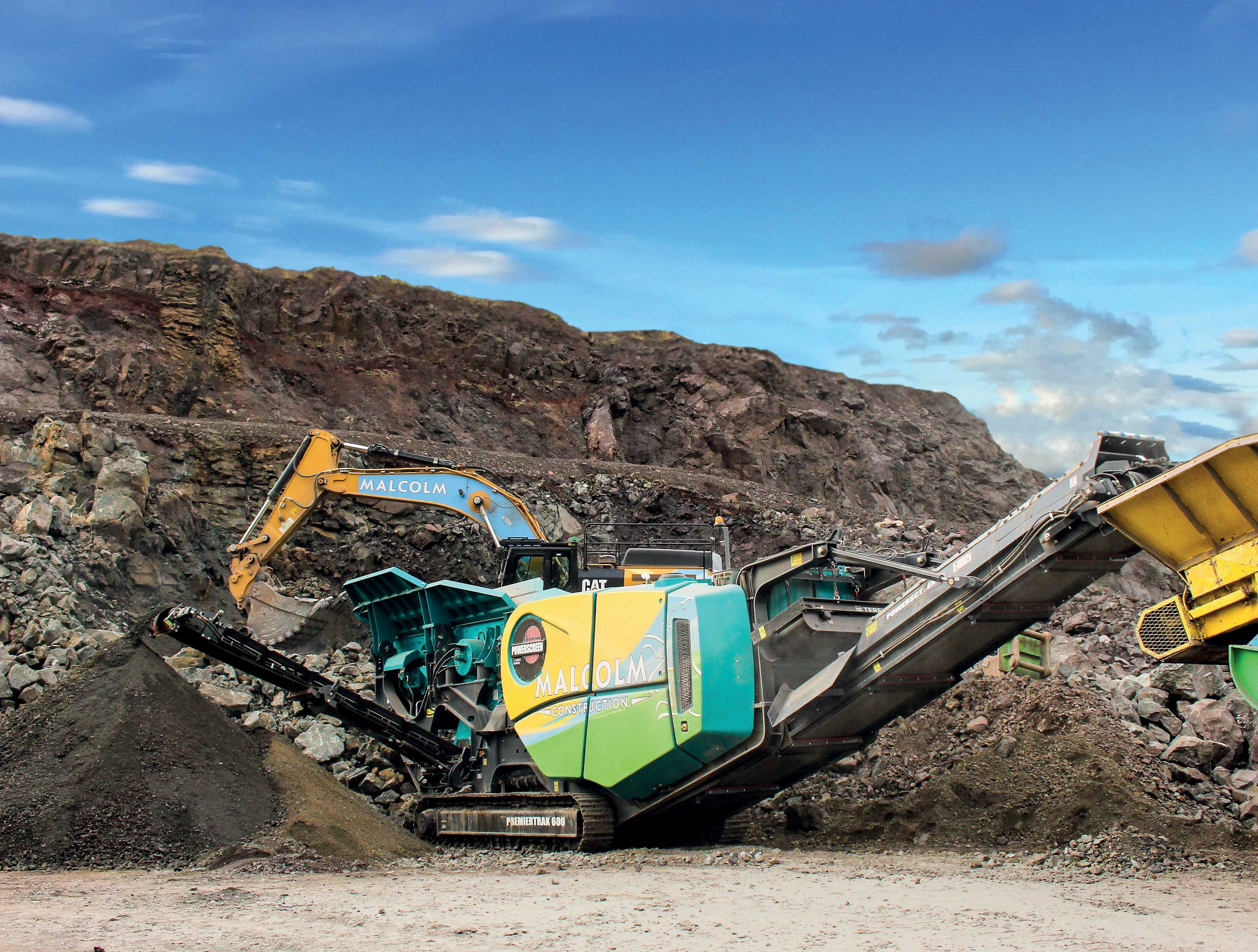 Malcolm’s latest Premiertrak 600 from Powerscreen Premiertrak 600 from Powerscreen