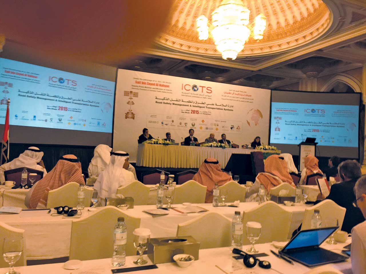 IRF Geneva made a key presentation at a congress on road safety and ITS in Abu Dhabi IRF Geneva's presentation on road safety