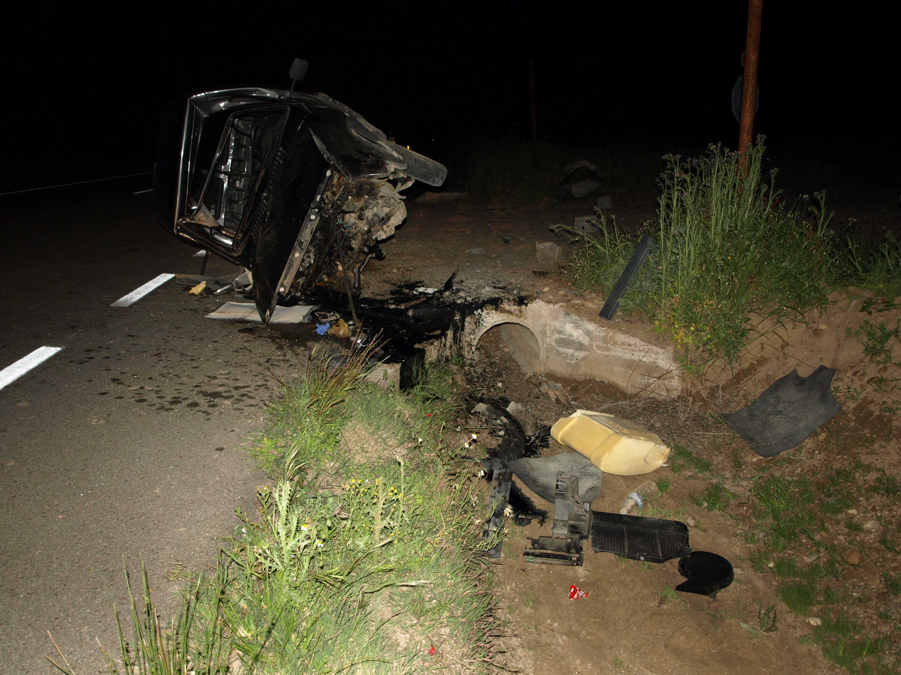 Police organisation TISPOL: never drink and drive crash on the road