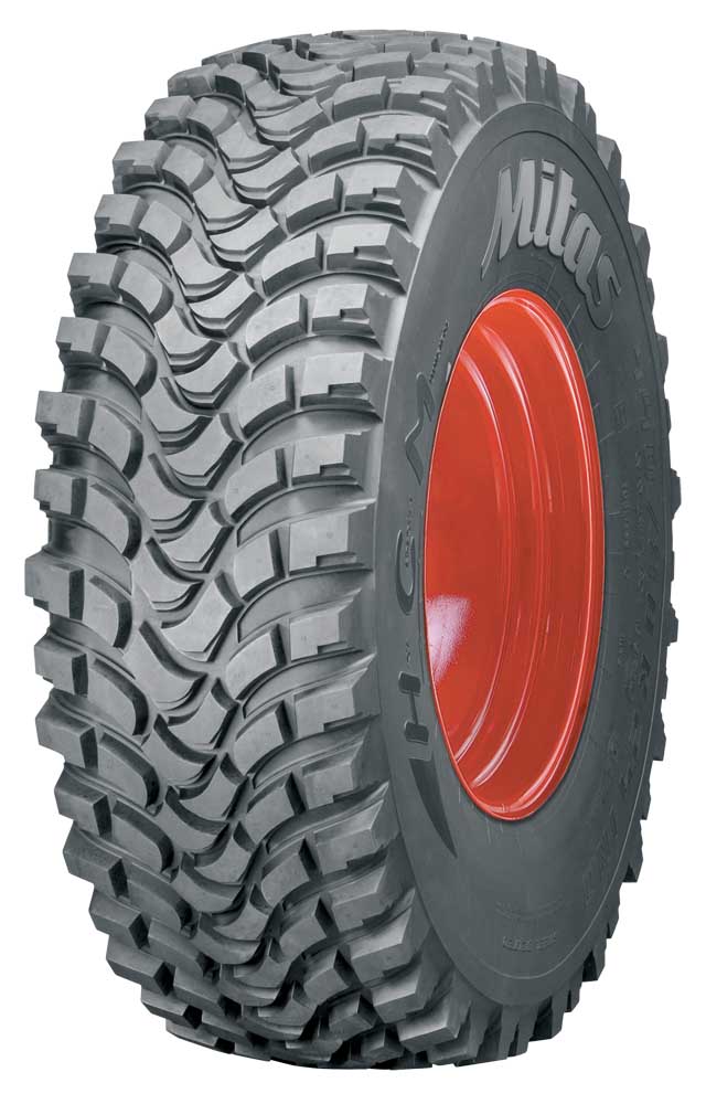 The new Mitas HCM tyres are said to be versatile and long lasting Mitas HCM tyres
