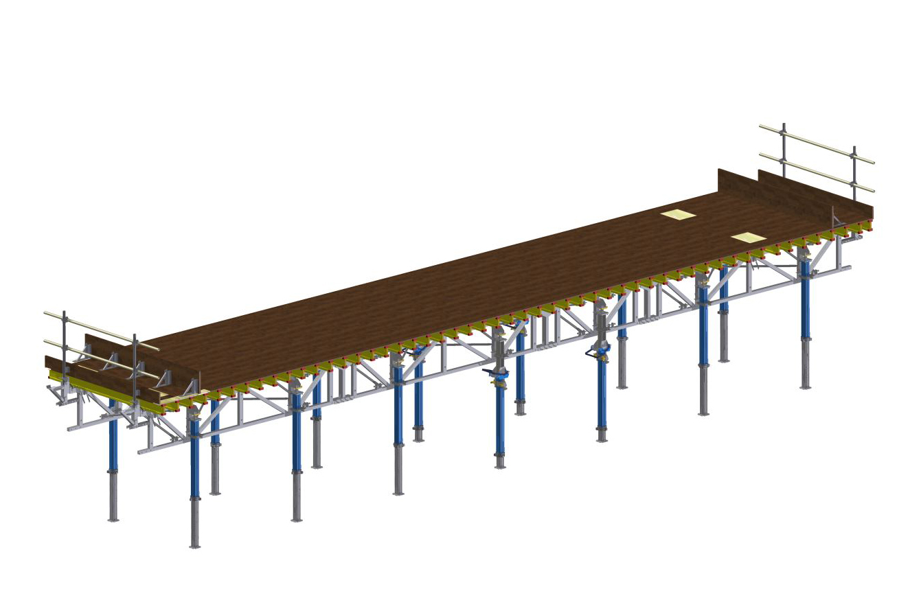 Flying table ST80: ideal for high construction work Pilosio lying table ST80