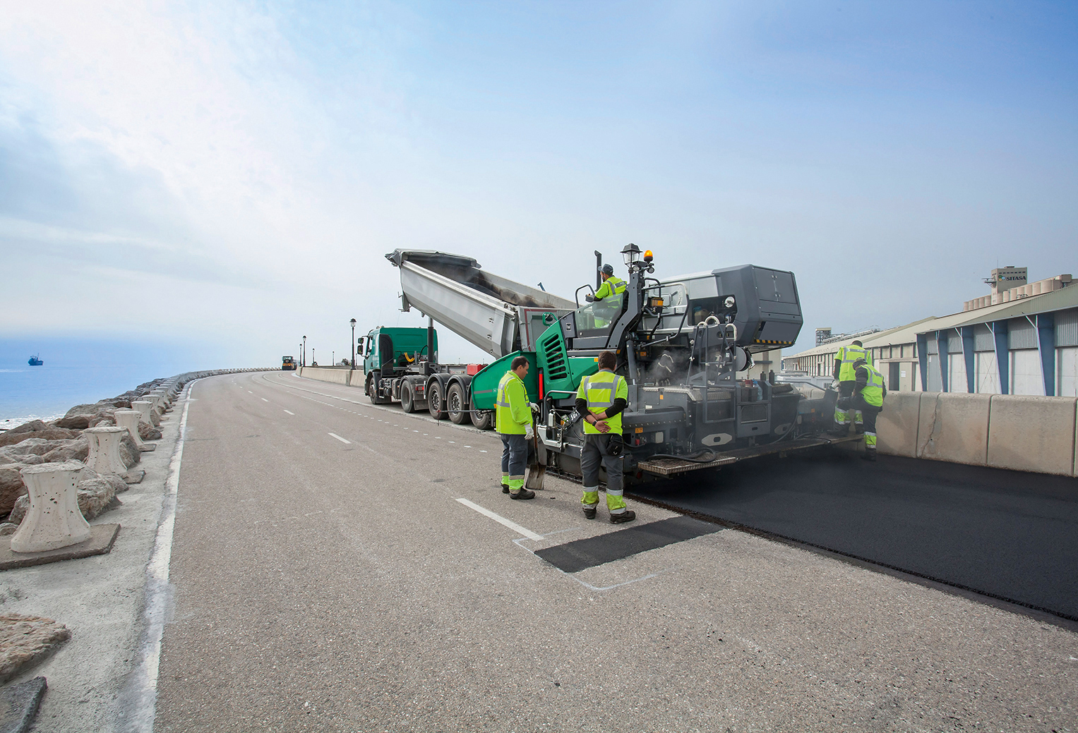 The new SprayJet machine from Vögele offers improved technology SprayJet machine from Vögele