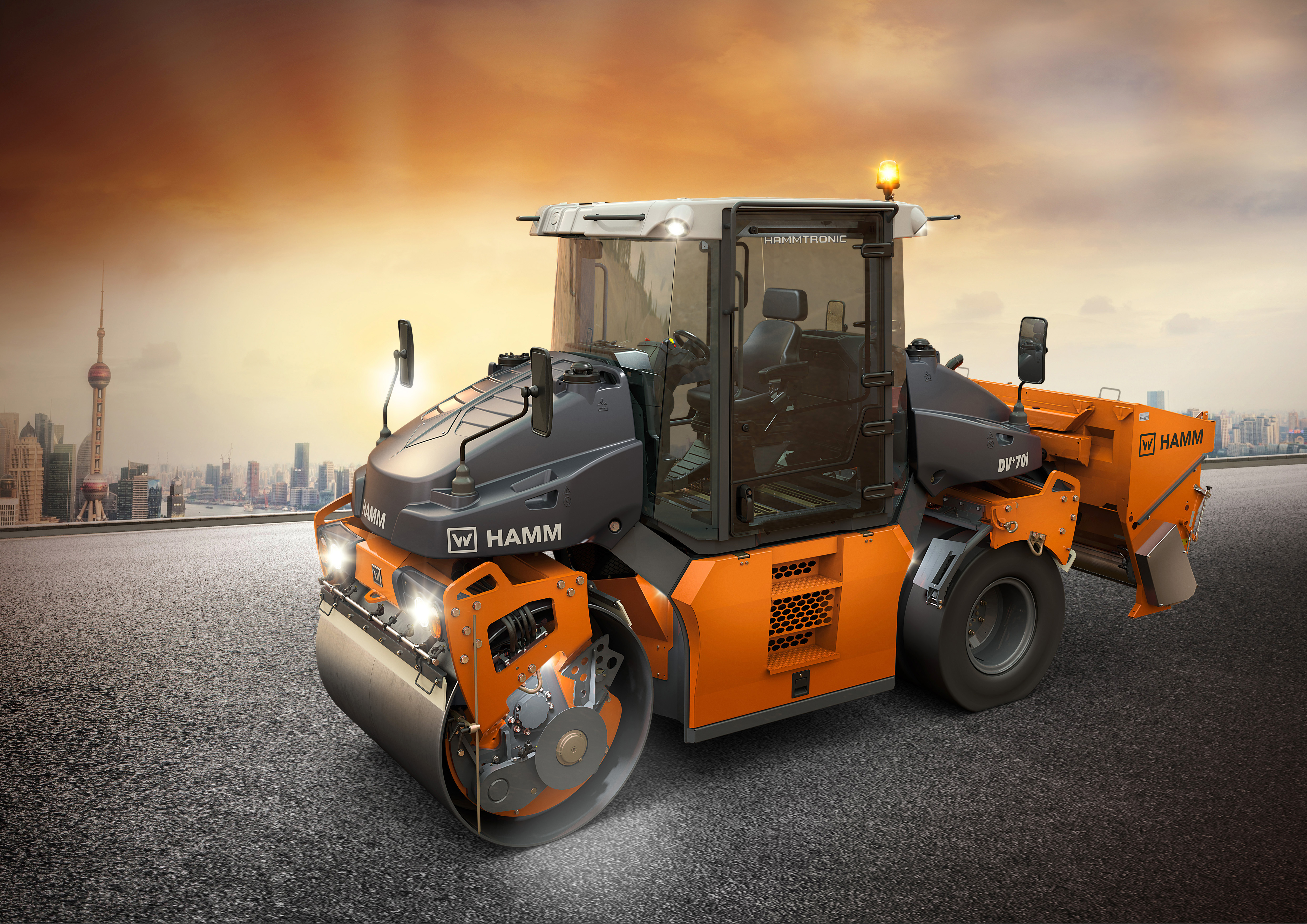 HAMM has new drum steer compactors HAMM drum steer compactors