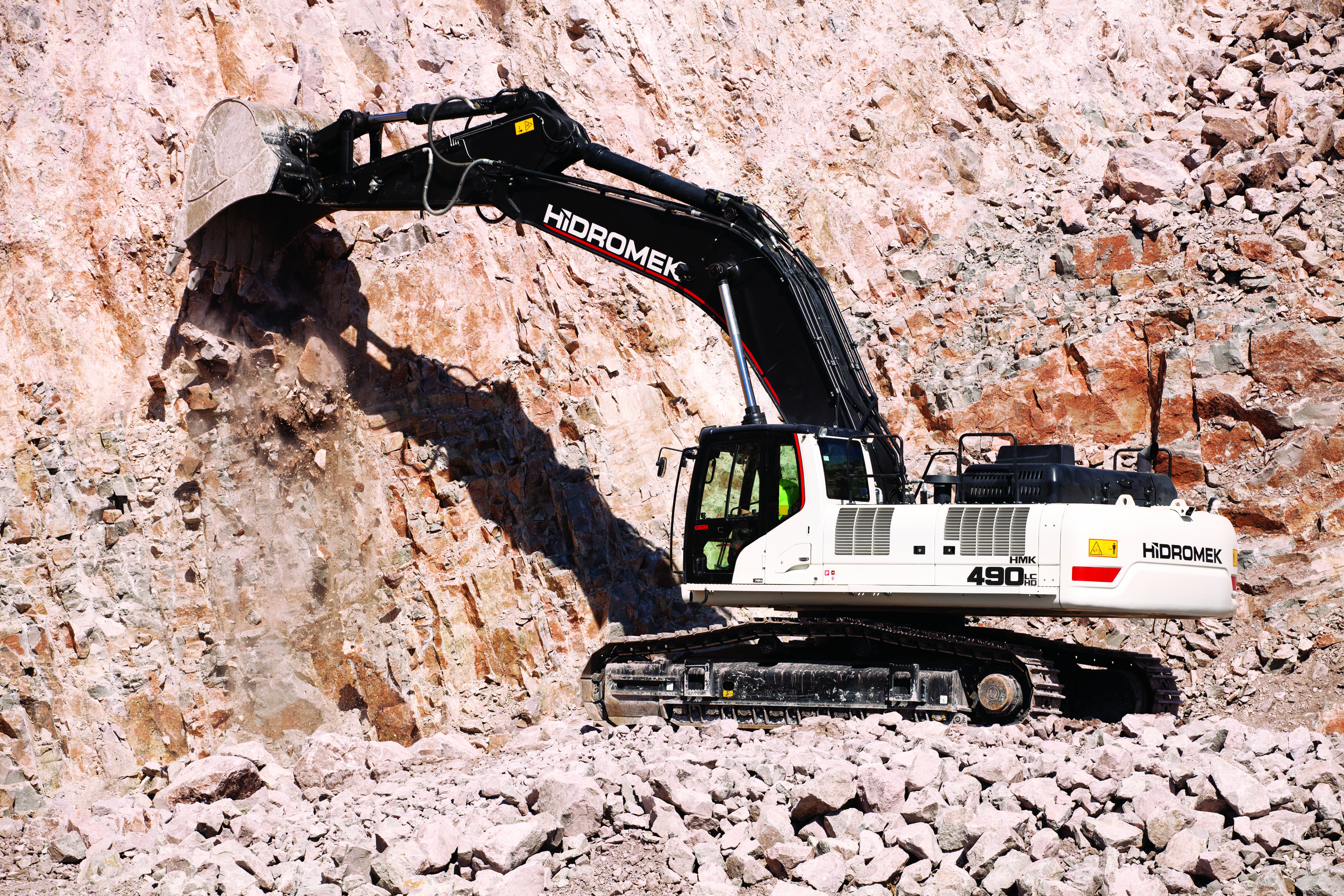 Hidromek is adding to its heavy excavator range with its HMK490LC Hidromek HMK490LC excavator