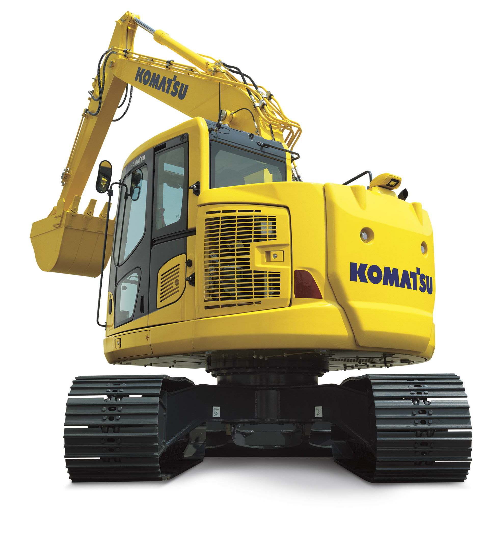 Komatsu’s new short tailswing excavator is highly versatile Komatsu’s excavator