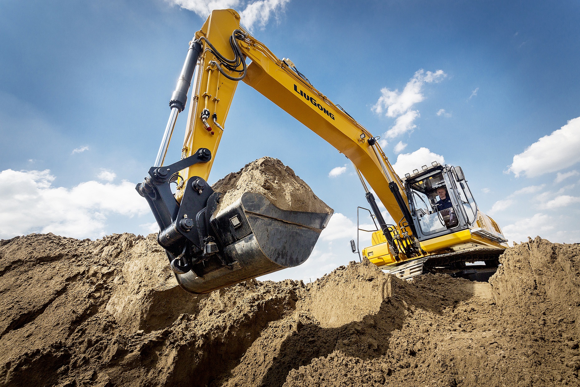 LiuGong is offering new low emission excavators LiuGong low emission excavator