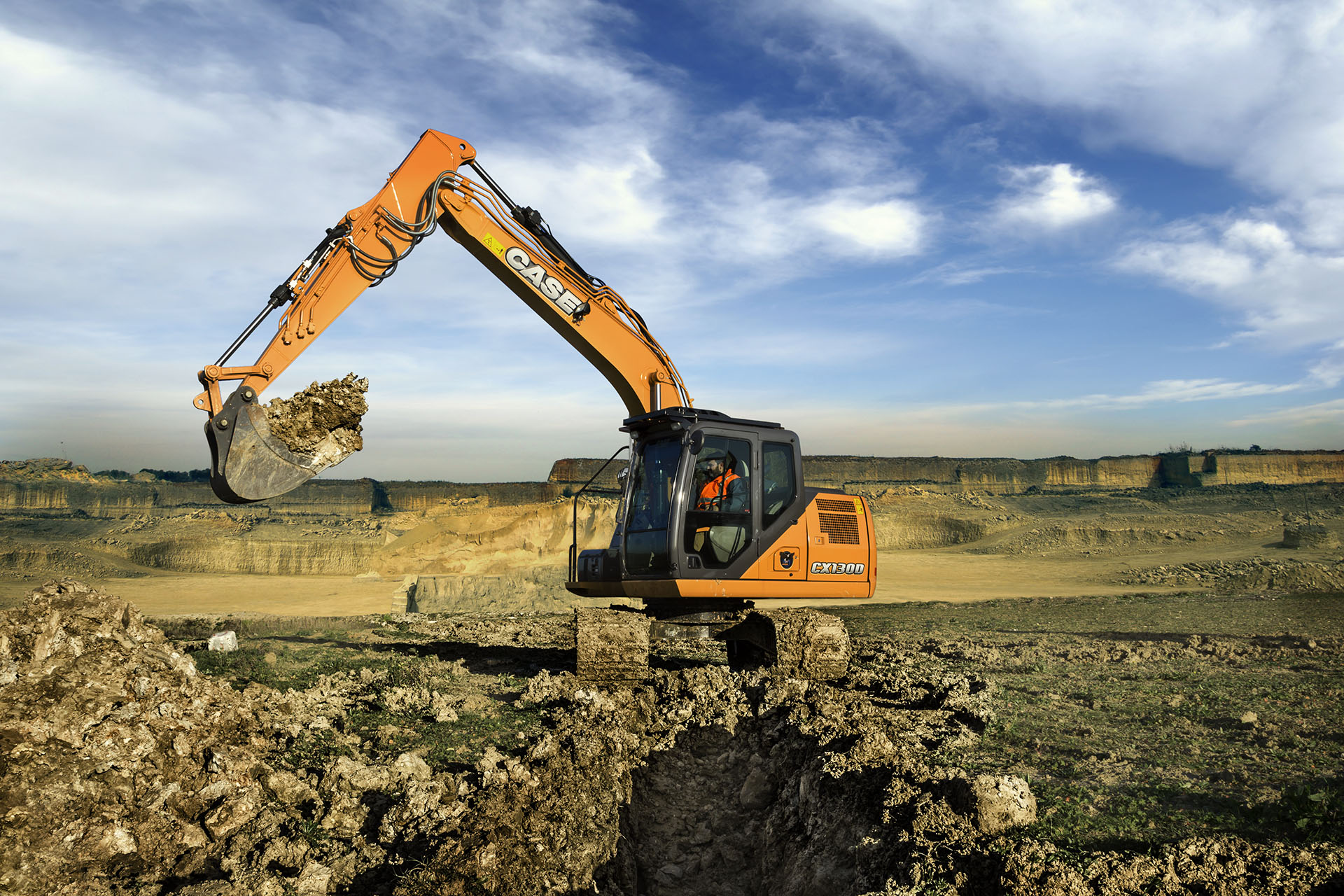 Small is beautiful, with the CX130D from CASE CASE CX130D crawler excavator