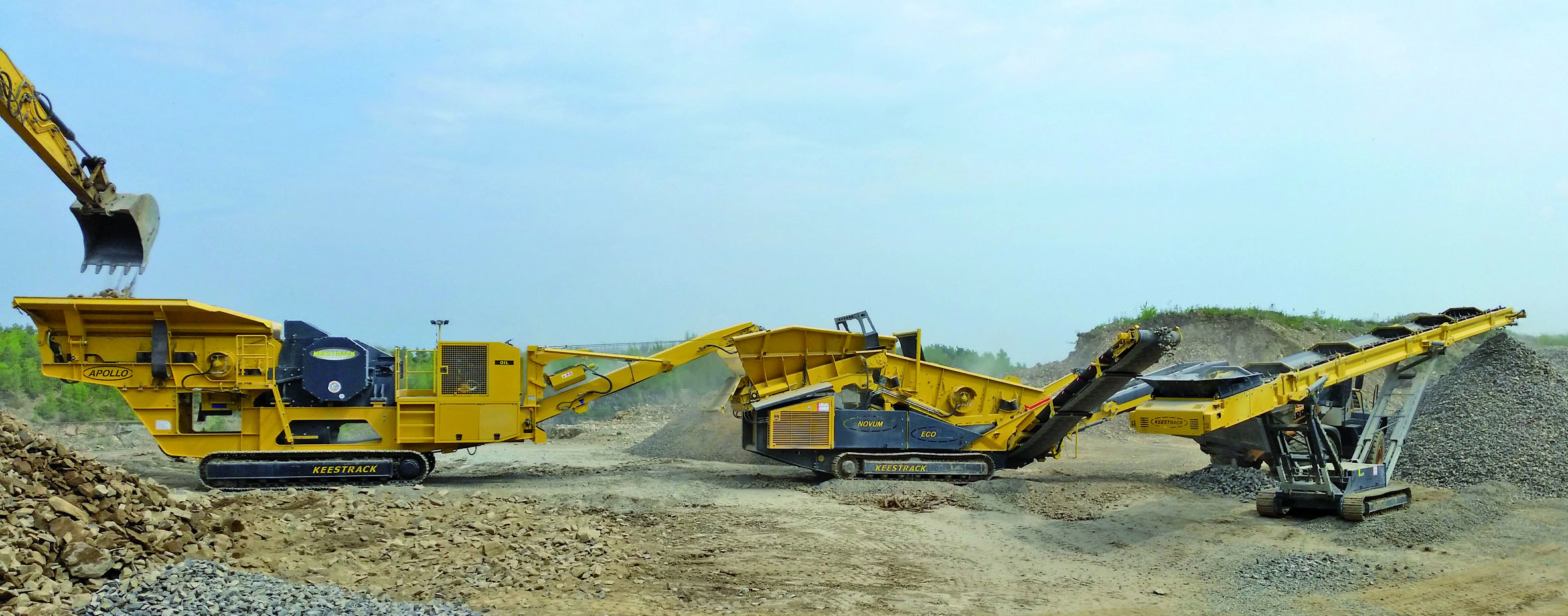 The leading model of Keestrack’s crusher unit series, R8, is available with ECO-EP and ECO EP+ packages. (Pic: Keestrack) Keestrack’s crusher unit