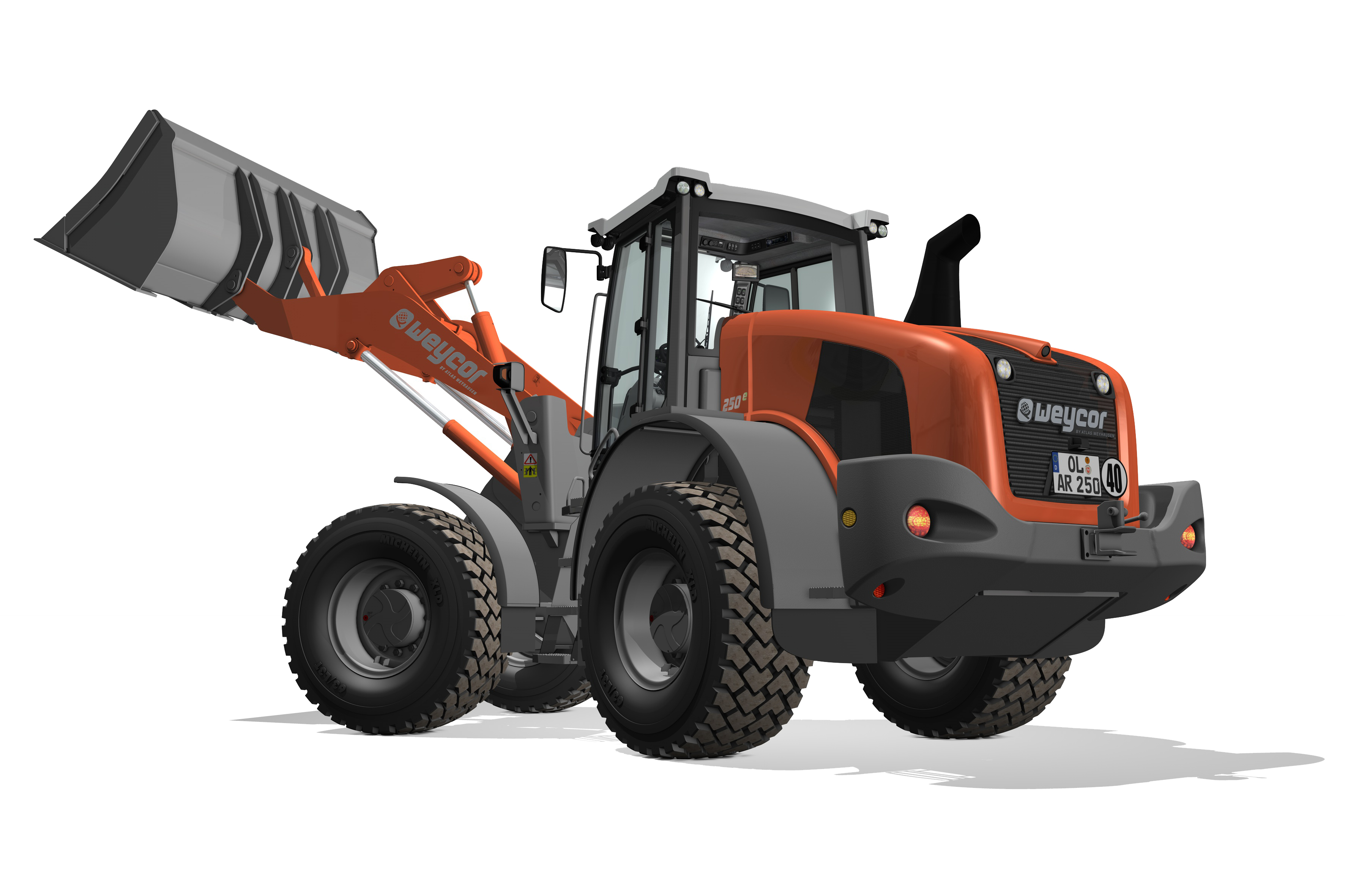 Atlas AR 250e wheel loader: all set for TIER 5 Atlas weycor wheel loader AR 250e